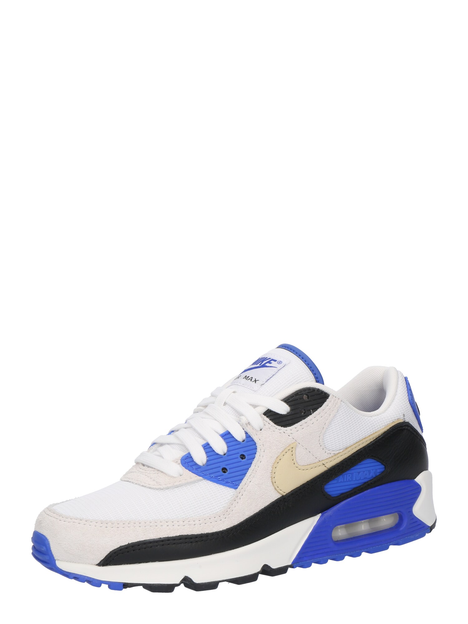 Nike Sportswear Nízke tenisky 'AIR MAX 90'  modrá / pastelovo žltá / biela