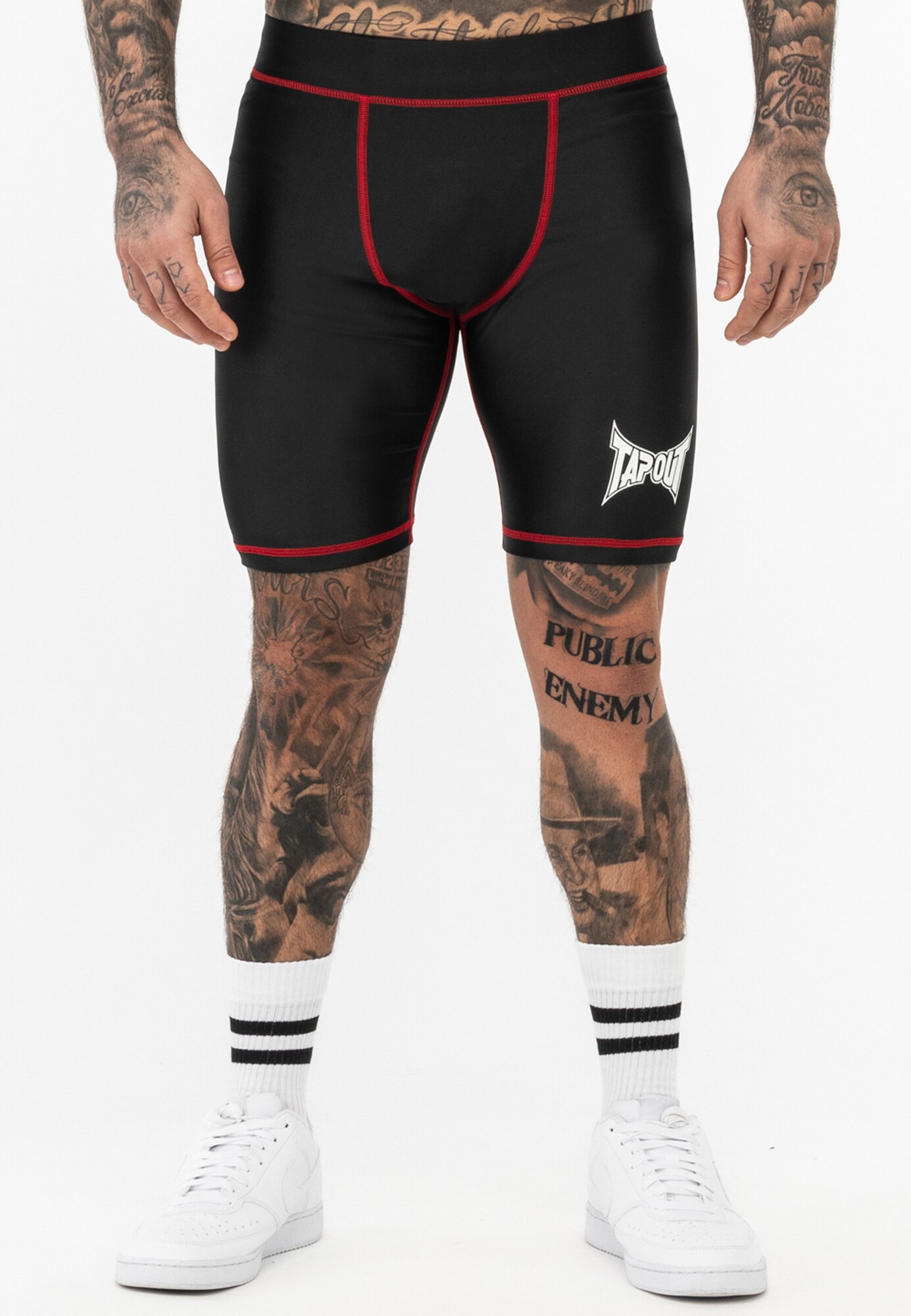 Tapout Funkcionális nadrág ' PENDANT '  piros / fekete / fehér termék 2. képe