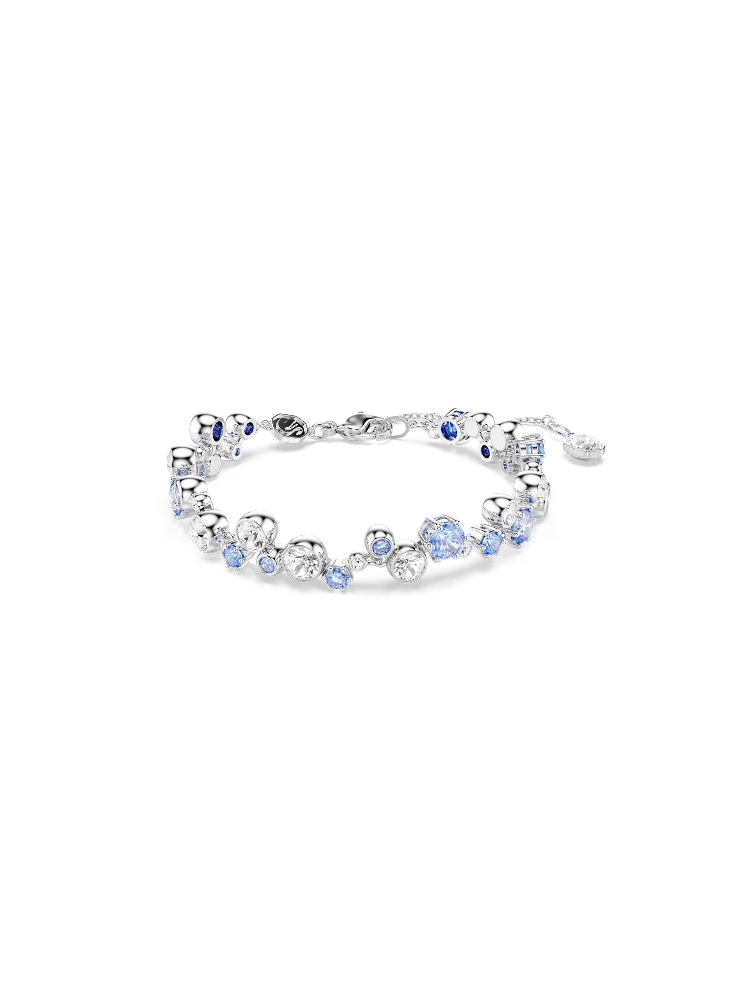 Swarovski Brățară Constella  albastru / argintiu