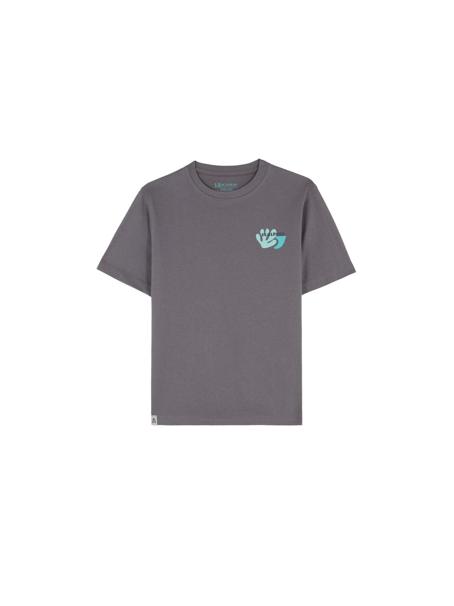 Scalpers Tricou  albastru aqua / gri bazalt / roz închis / negru