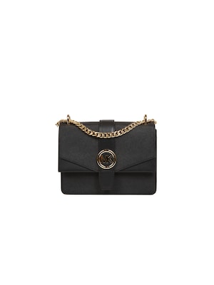 Michael Kors Bolso de hombro 'Greenwich Small Flap Crossbody Bag'  negro