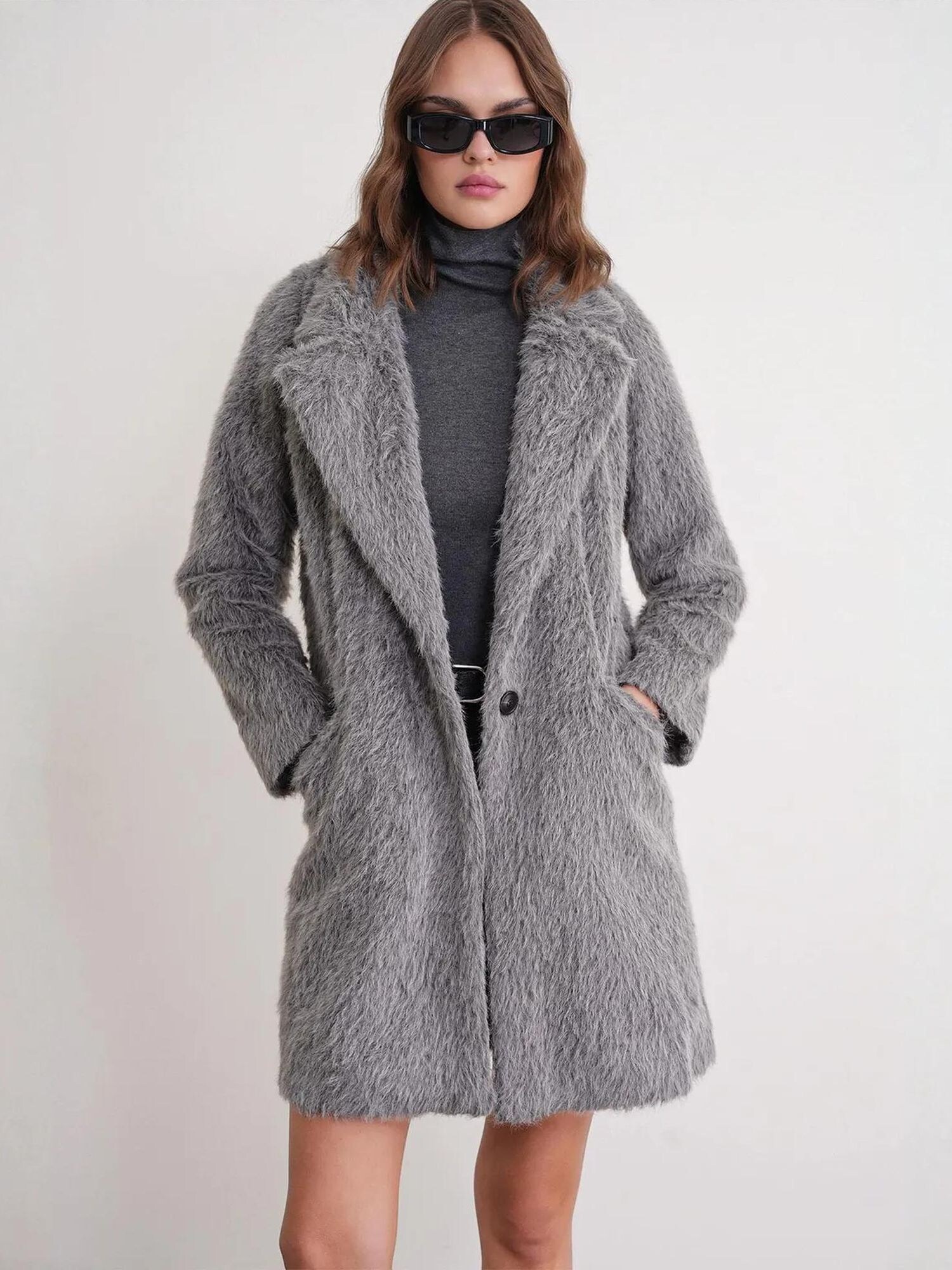 MixRay Cappotto di mezza stagione  grigio