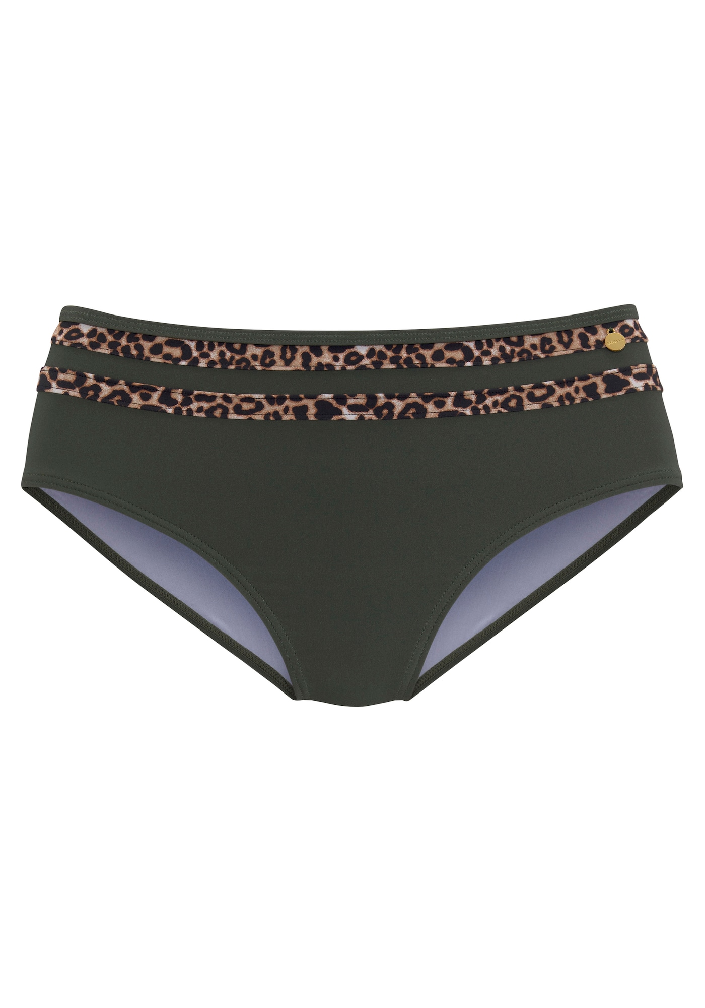 LASCANA Bikini nadrágok 'Adelin'  bézs / barna / olíva akciós termékkép 1