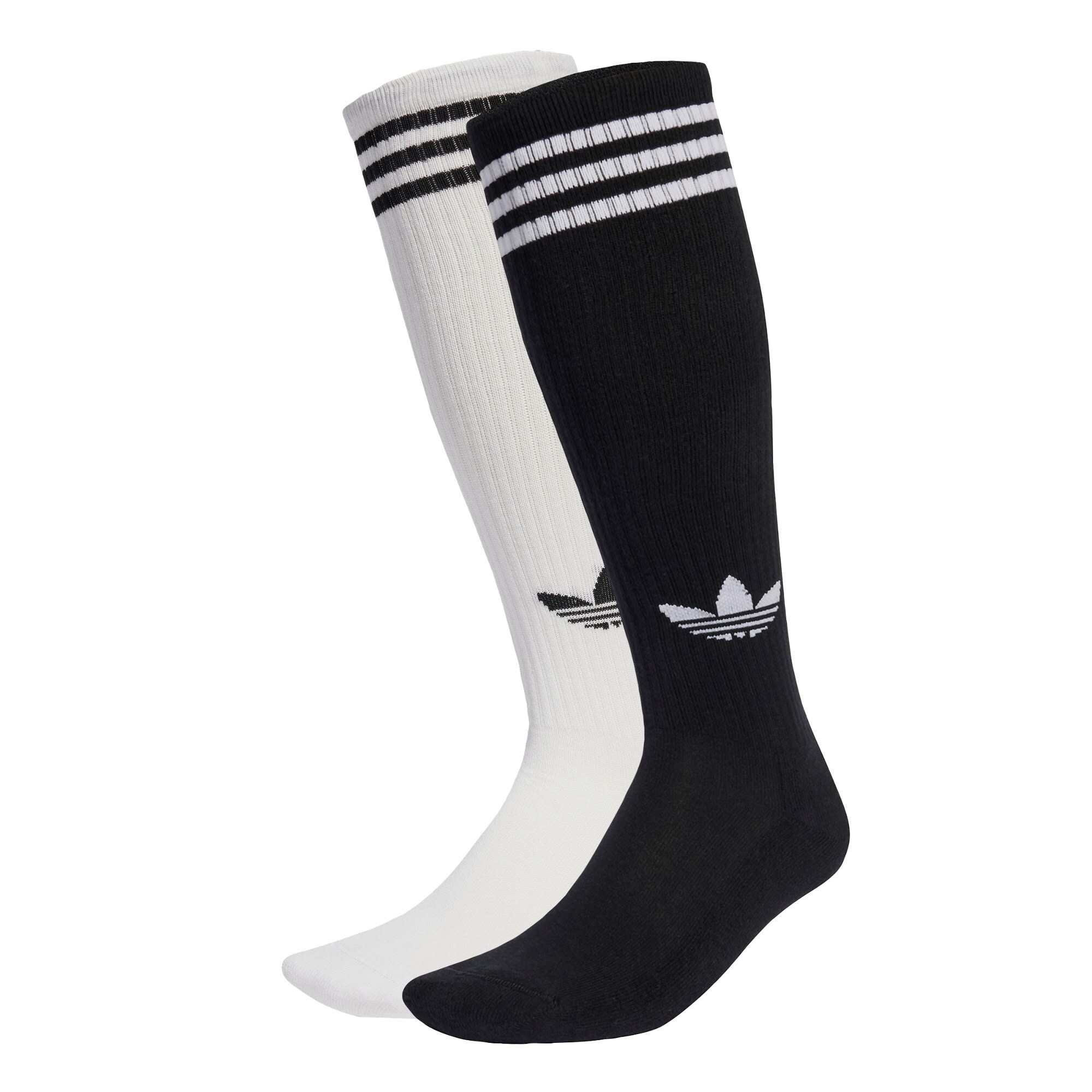 ADIDAS ORIGINALS Calcetines hasta la rodilla  negro / blanco