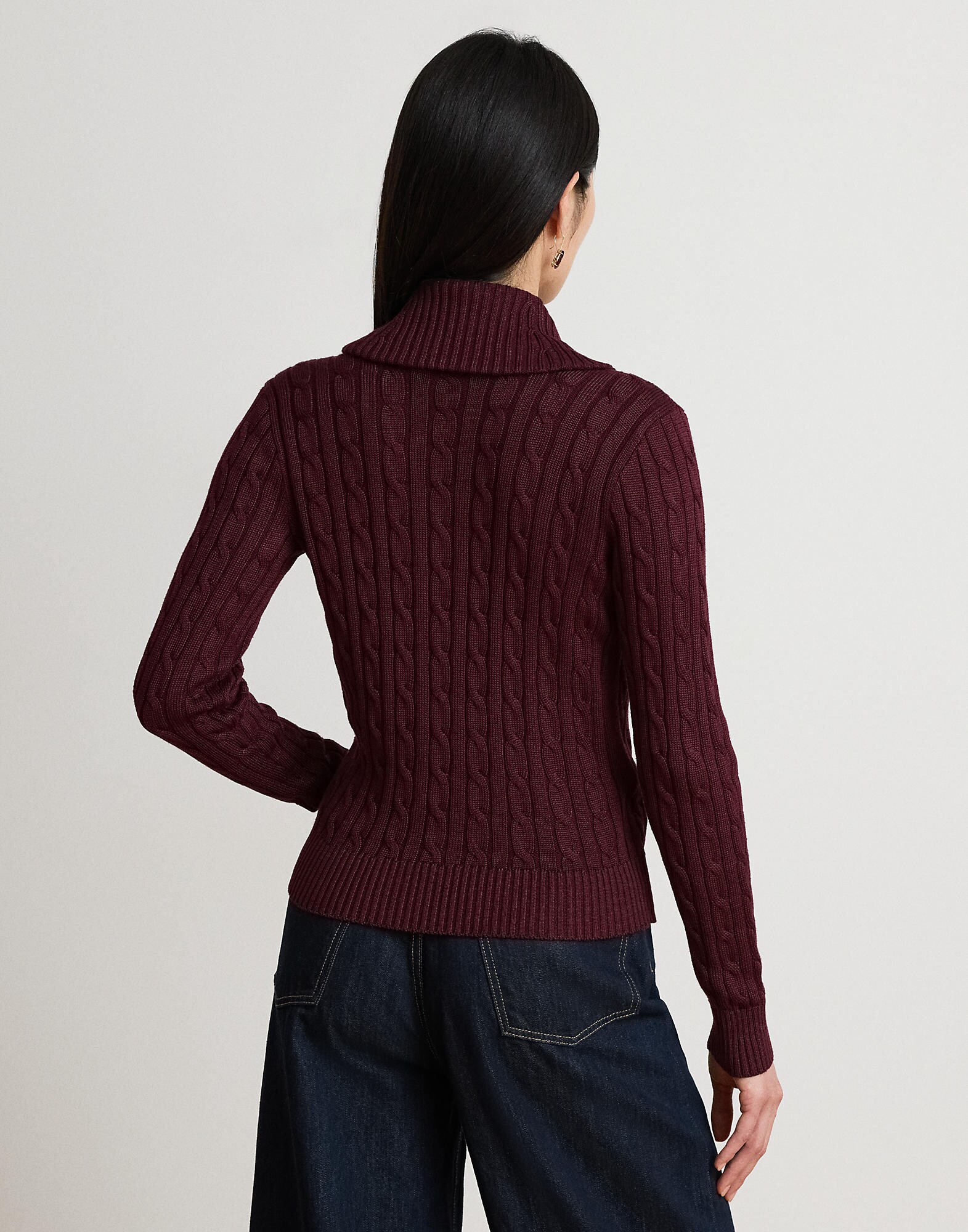 Lauren Ralph Lauren Jersey rojo oscuro – imagen 3