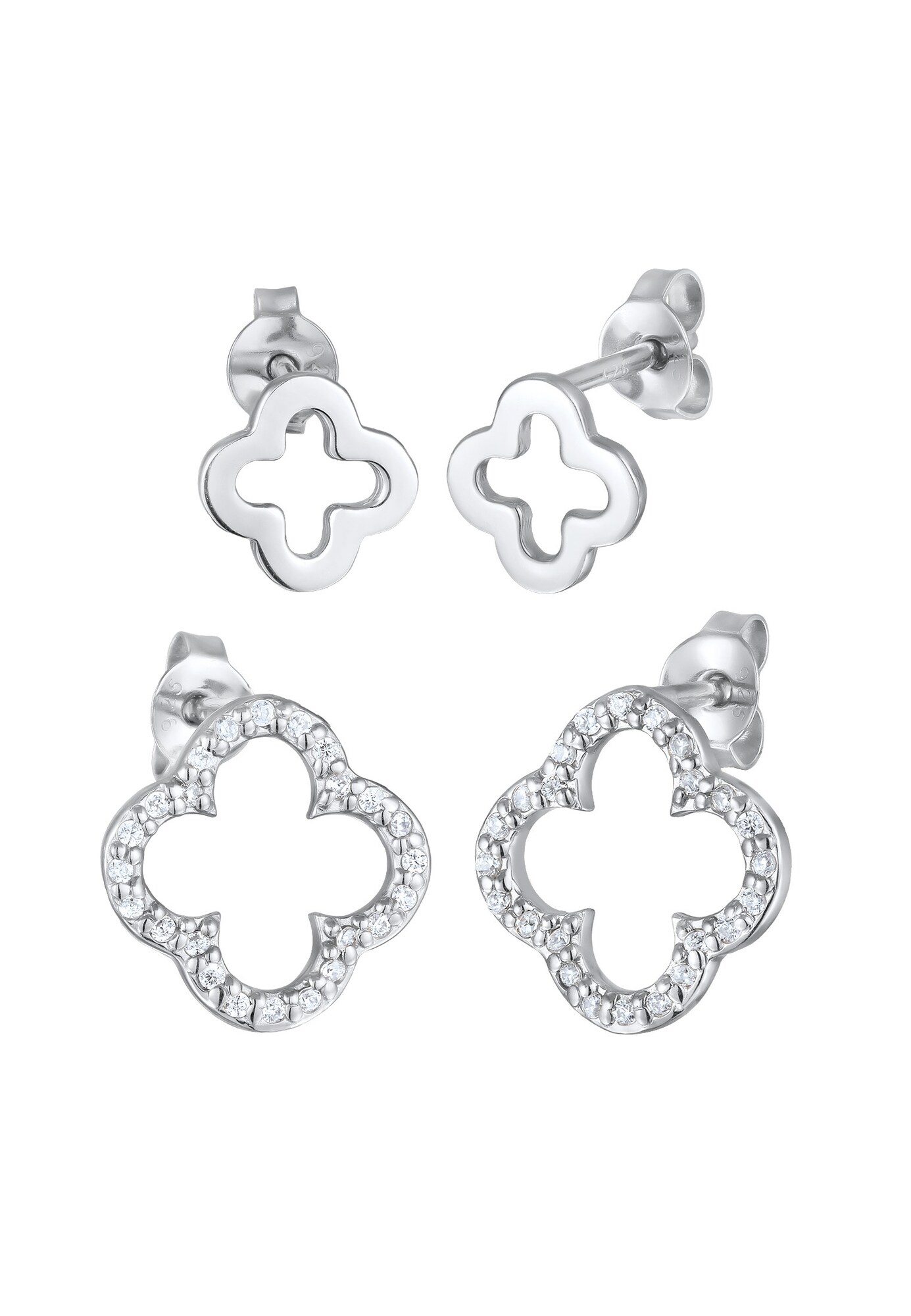 ELLI Cercei  argintiu / transparent