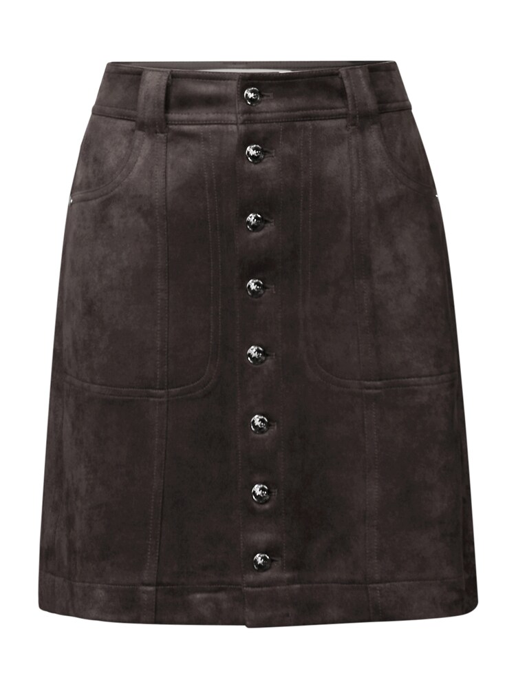 STREET ONE Rock Damen Größe 44 dunkelbraun