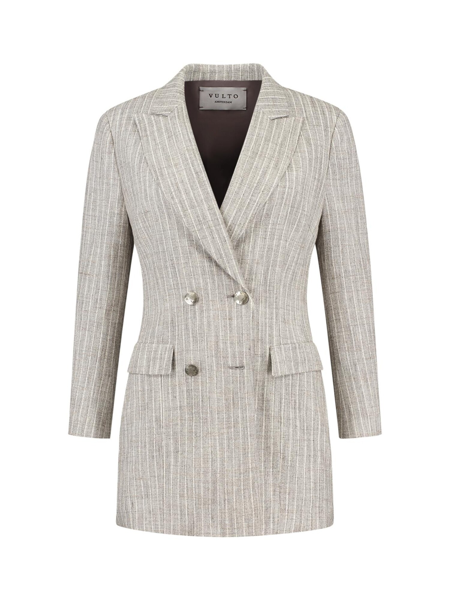 Vulto Blazer 'Silk Linen Jacket'  beige
