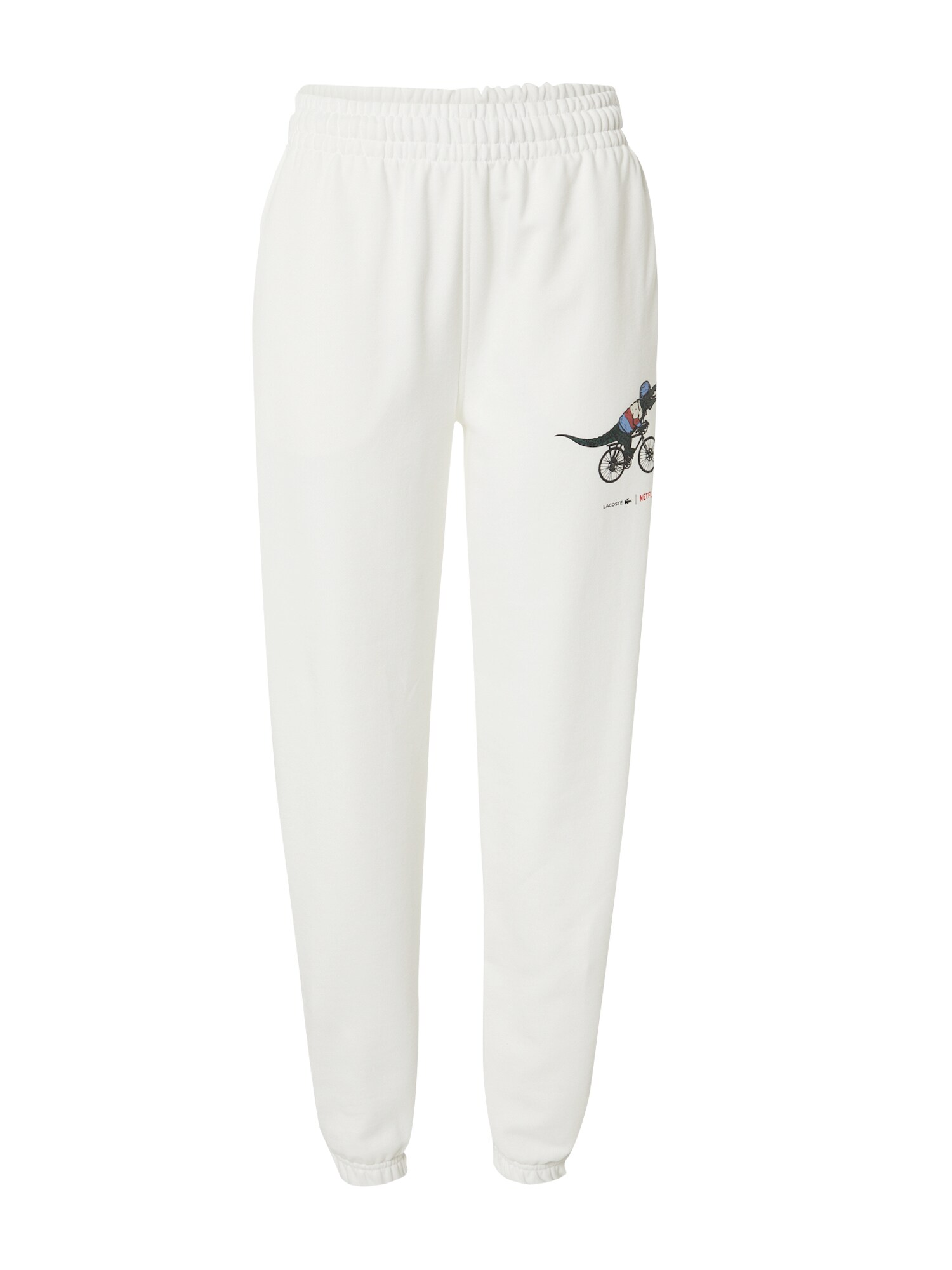 LACOSTE Nohavice  svetlomodrá / tmavozelená / červená / šedobiela