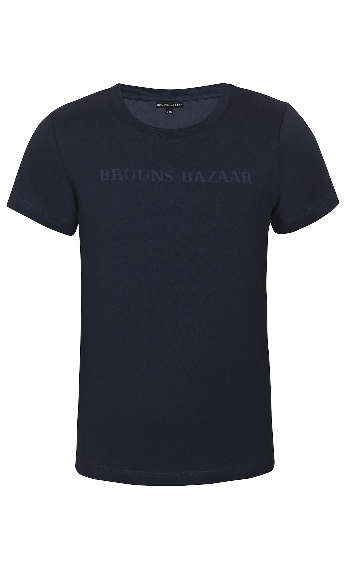 Bruuns Bazaar Kids Marškinėliai 'Hans Otto' tamsiai mėlyna jūros spalva / melsvai pilka
