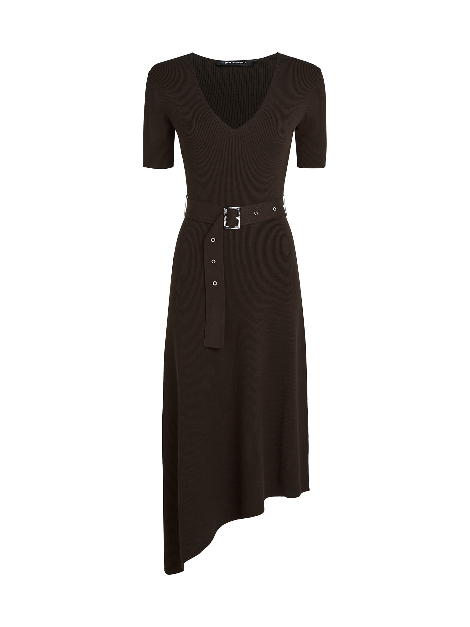 Karl Lagerfeld Rochie tricotat  maro