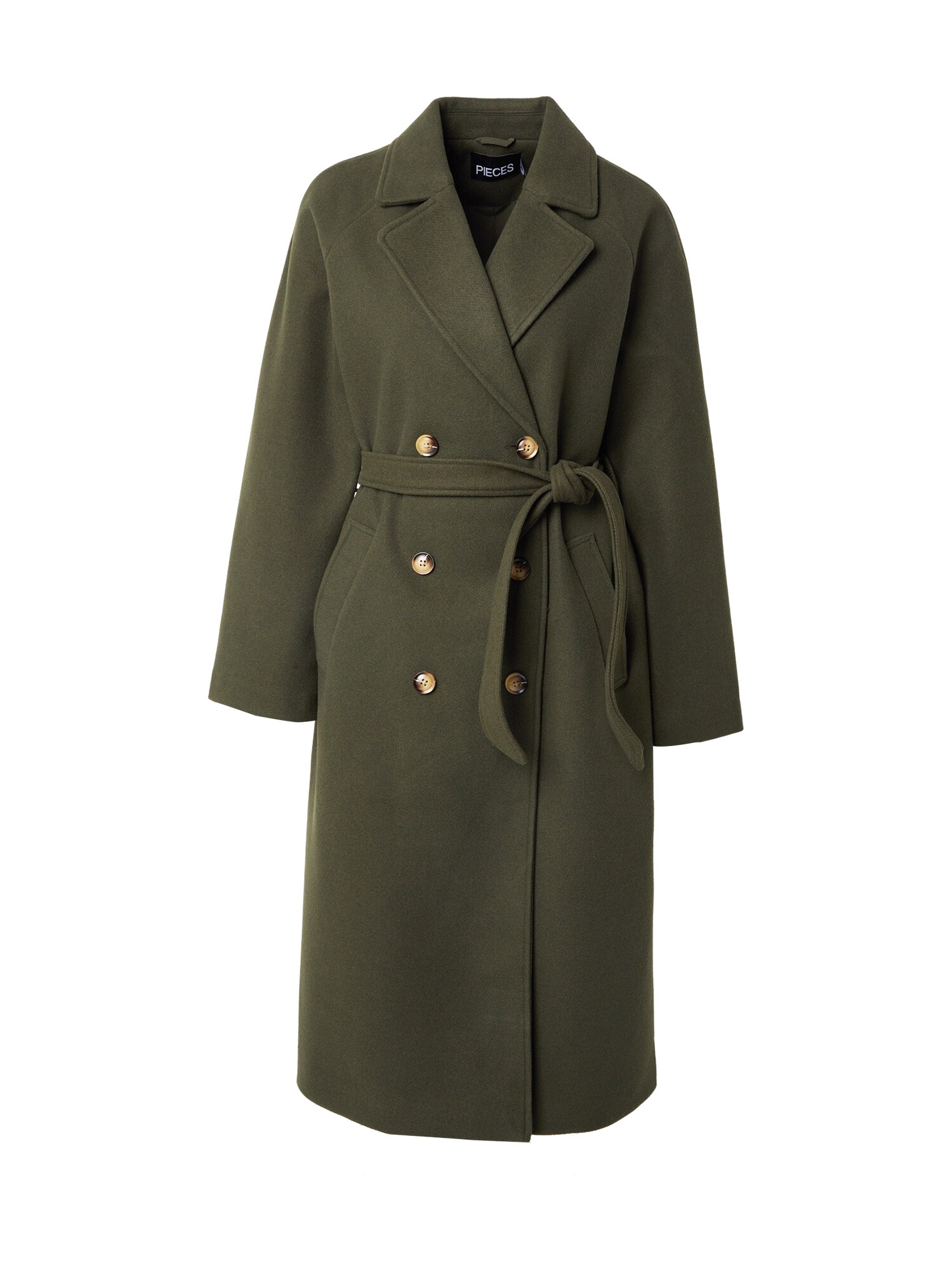 PIECES Palton de primăvară-toamnă PCMARBEL  oliv