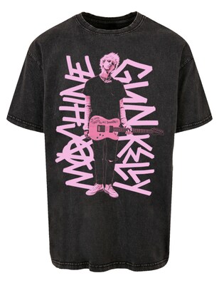 F4NT4STIC Shirt ‘Machine Gun Kelly Full Body’ Lichtroze / Zwart