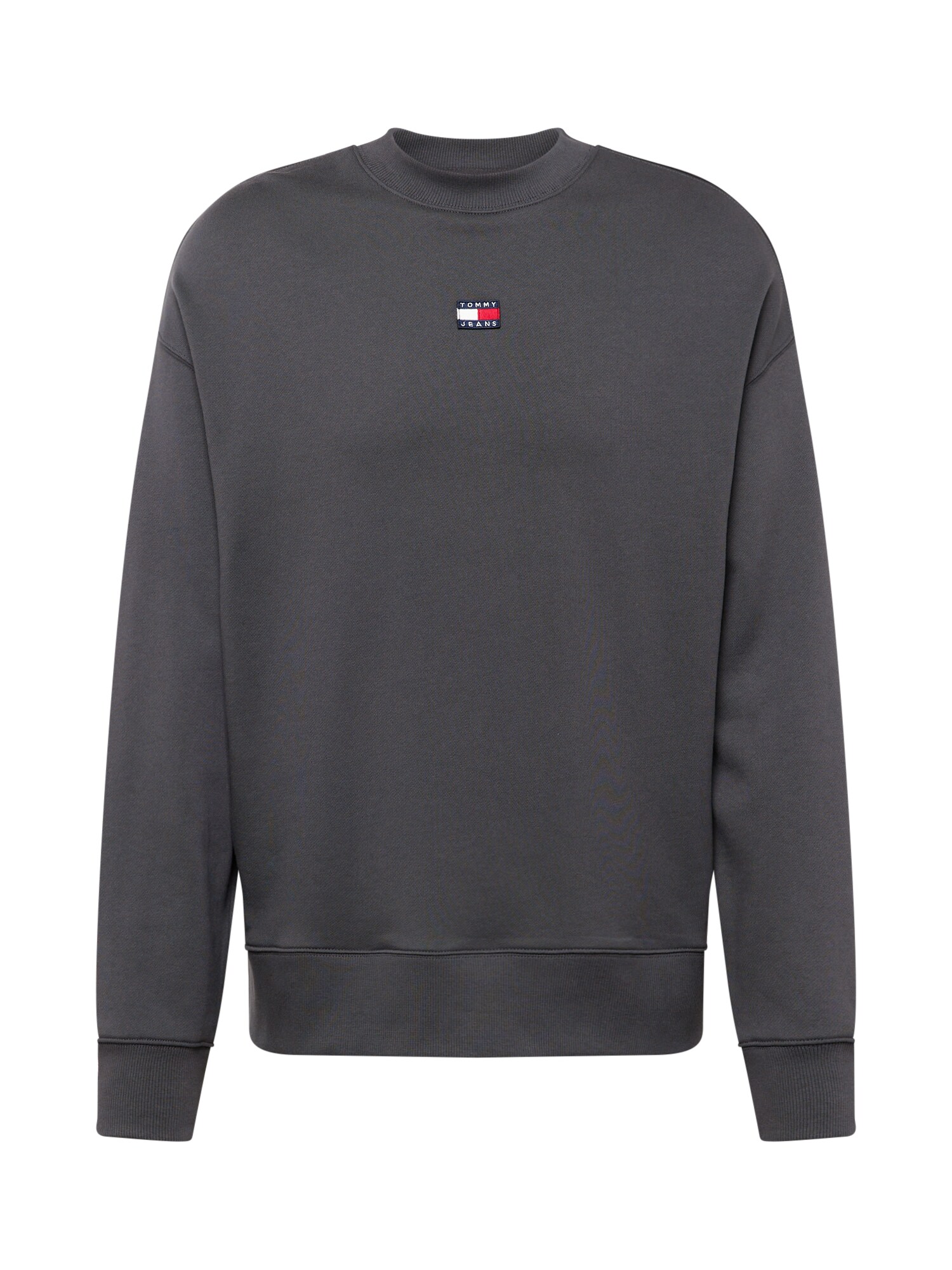 Tommy Jeans Mikina  sivá / červená / biela