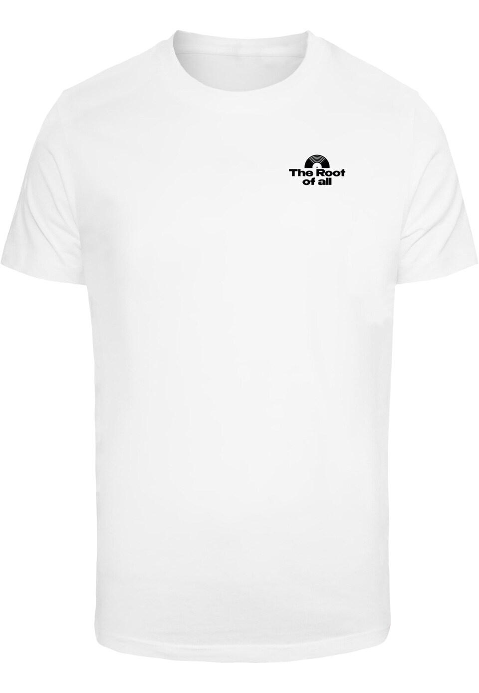 T-shirt 'Root Of All' oliv / svart