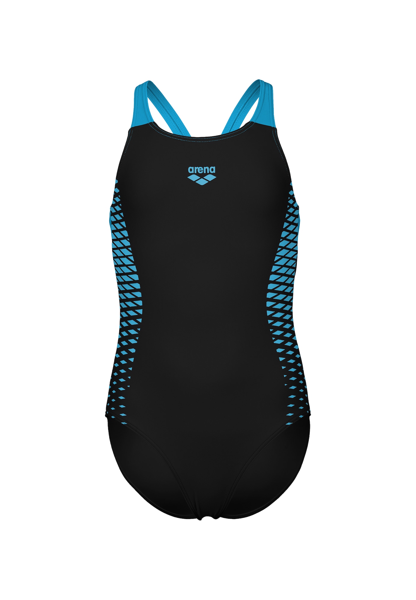 ARENA Costum de baie întreg OPENINGS  turcoaz / negru