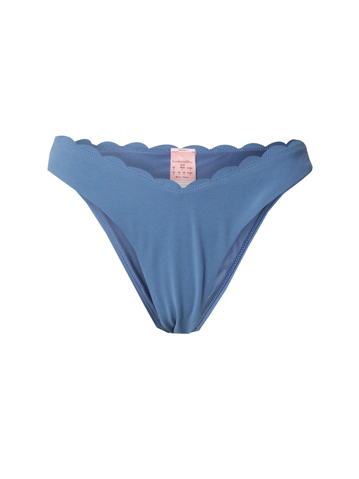 Hunkemöller Slip costum de baie Scallop  albastru marin