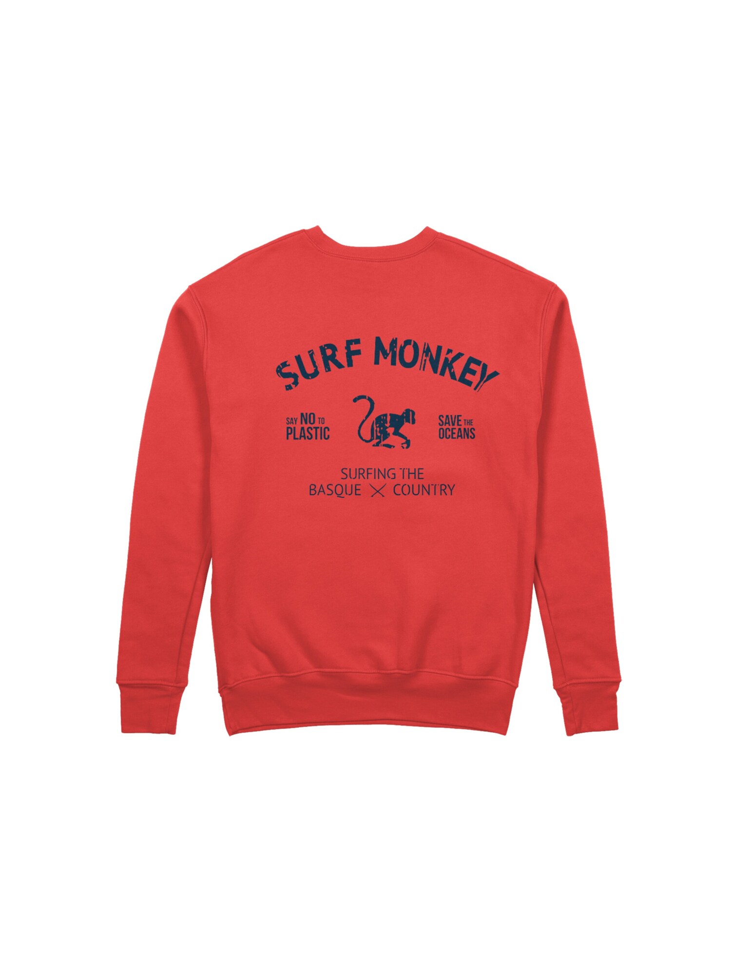 Surf Monkey Sweater majica 'Rette das Ozean' crvena