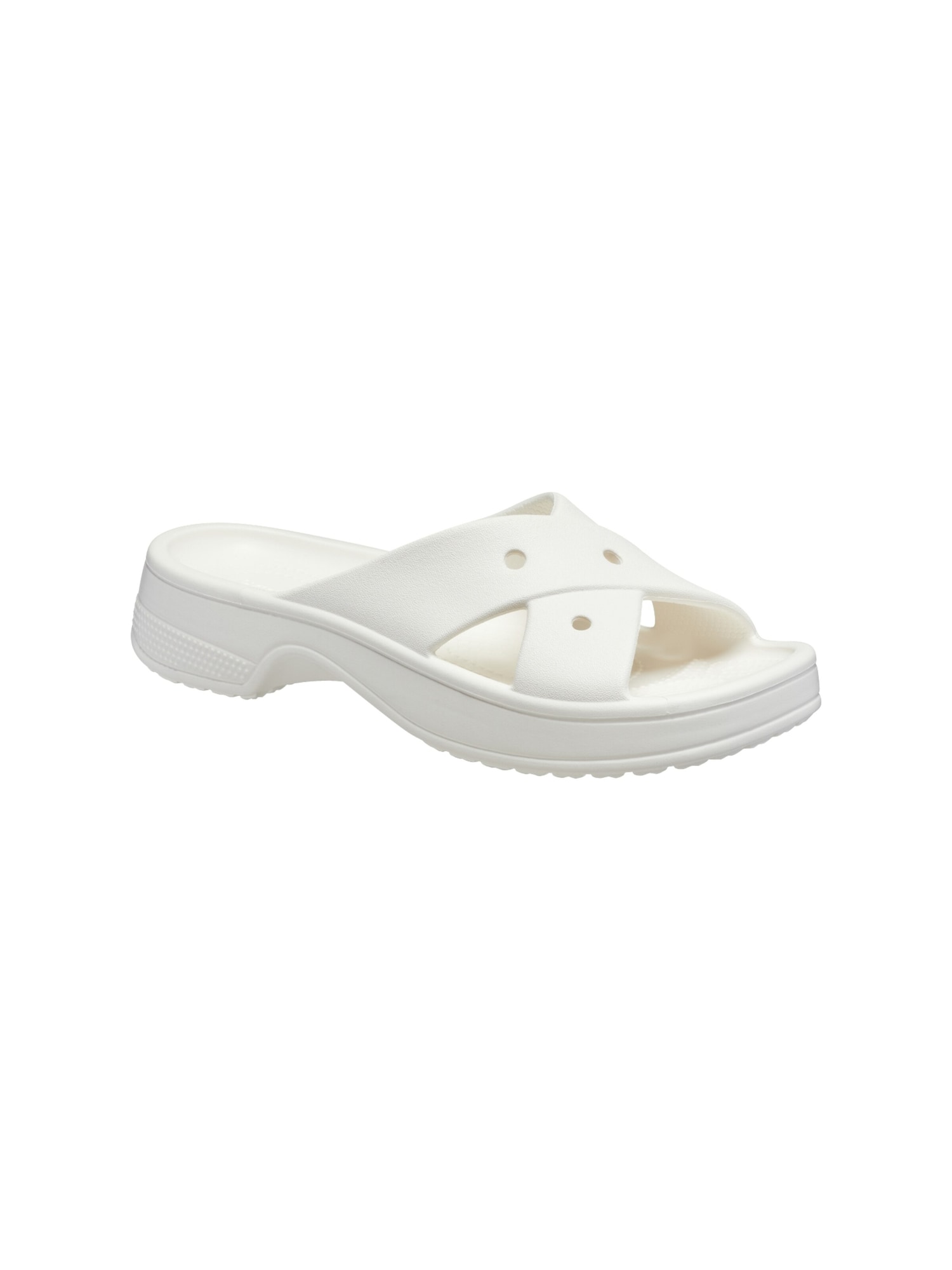 Crocs Sandalias 'Cross-Strap-Sandalen zum Hineinschlüpfen'  blanco – imagen 3