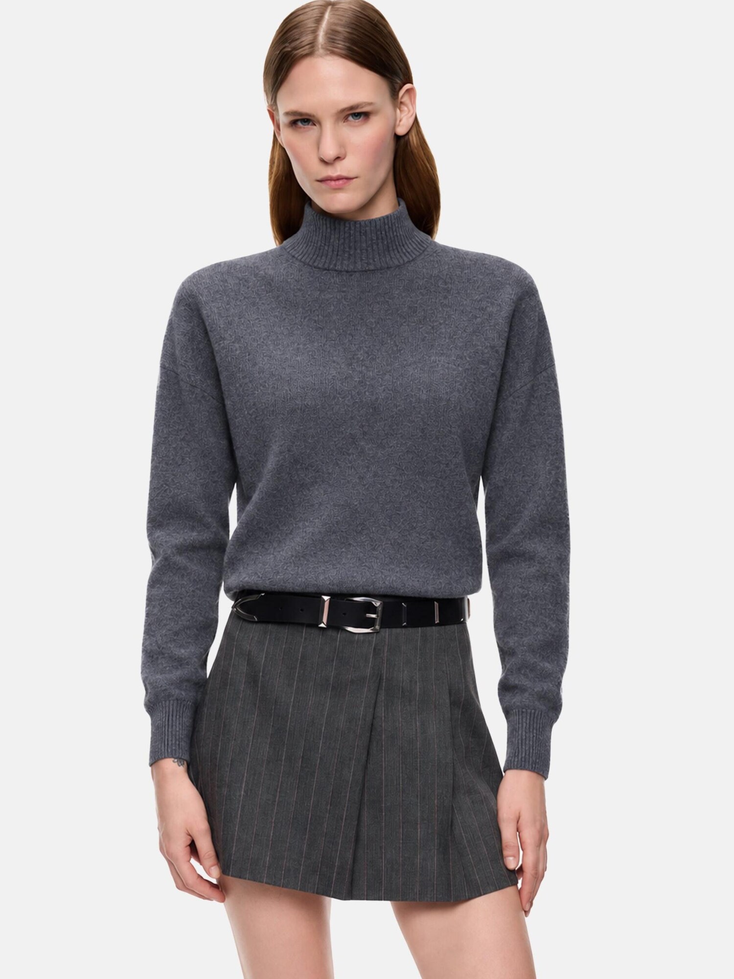 PINKO Jersey 'Sparta Maglia'  gris oscuro – imagen 3