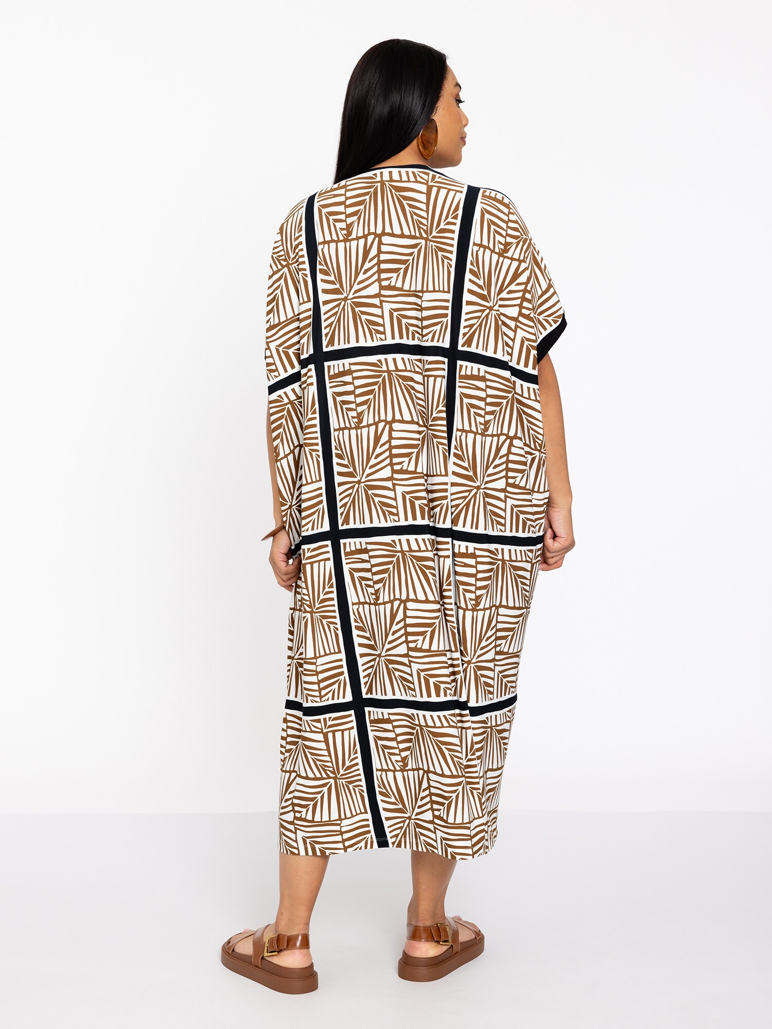 Thumbnail - YOEK Damen Kaftan Print