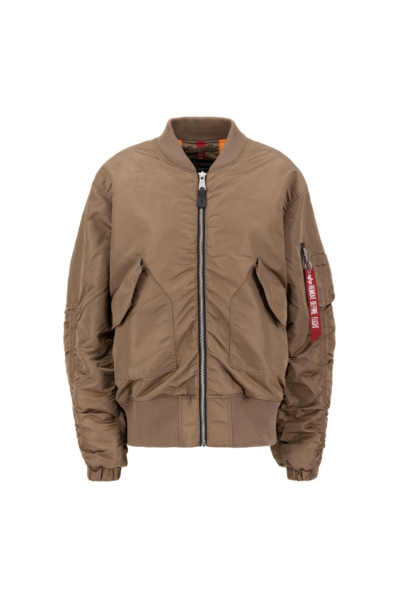 ALPHA INDUSTRIES Prechodná bunda  hnedá
