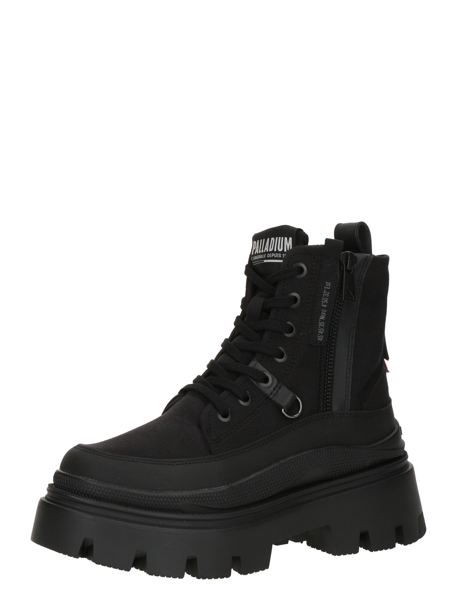 Palladium Ghete cu șireturi SQUAD  negru