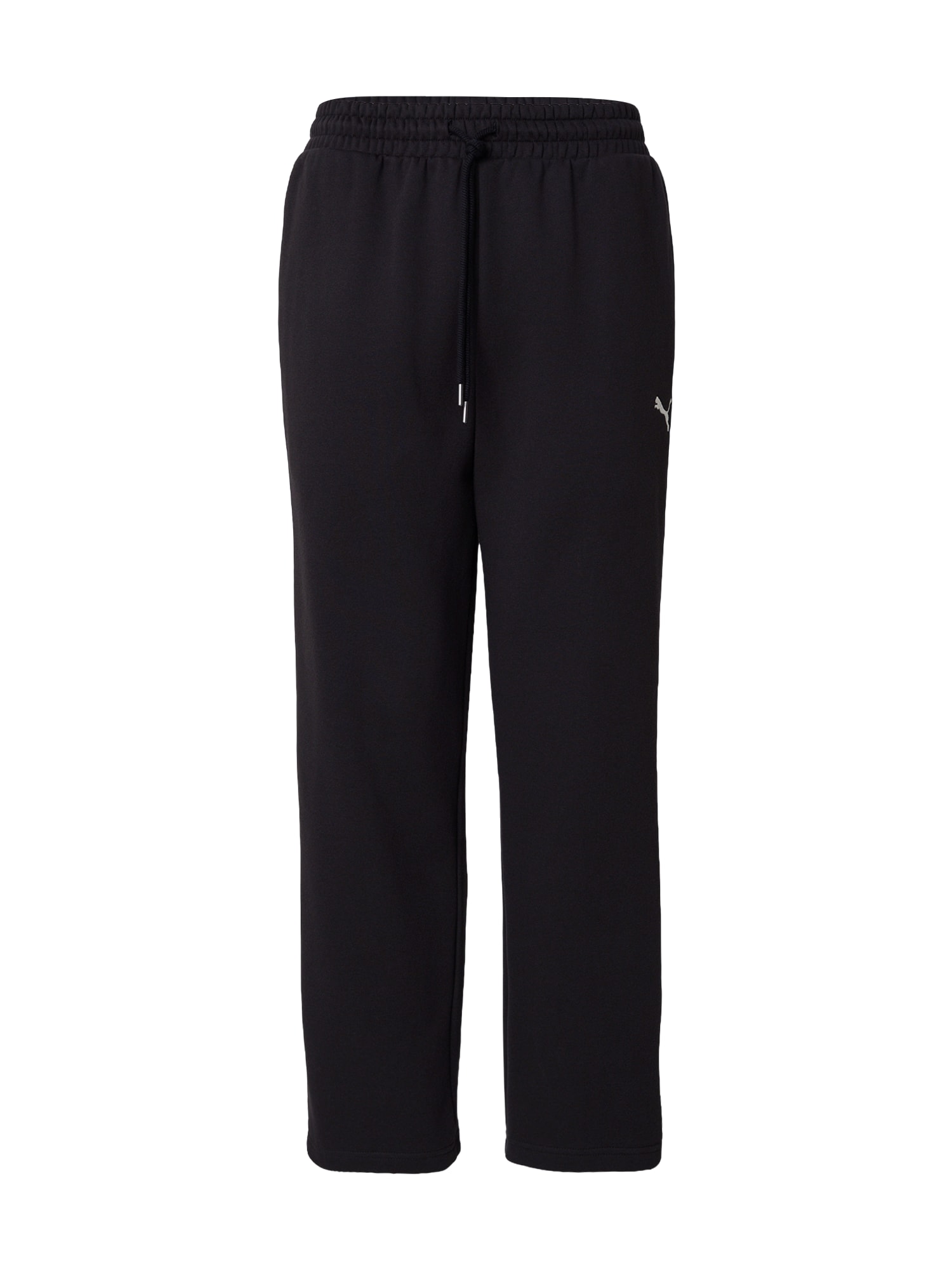 PUMA Pantaloni ESS ELEVATED negru / alb murdar