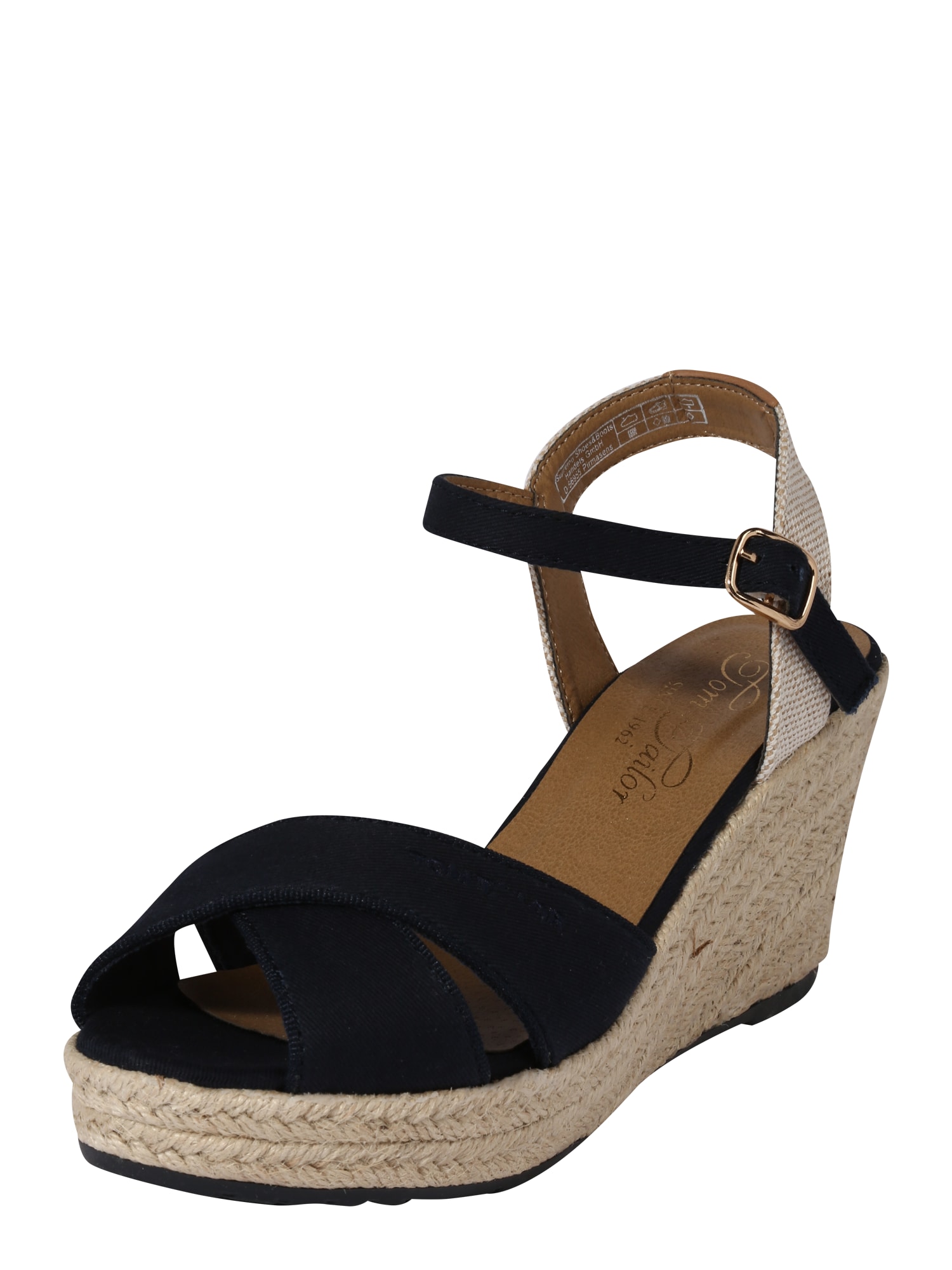 Tom Tailor TOM TAILOR Sandale sand / dunkelblau