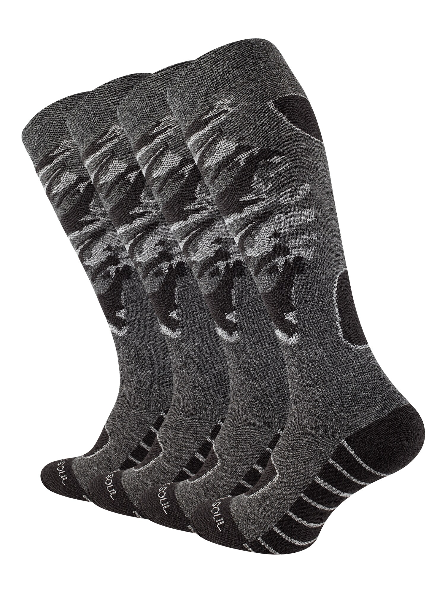Stark Soul Calcetines deportivos  gris / gris moteado / negro