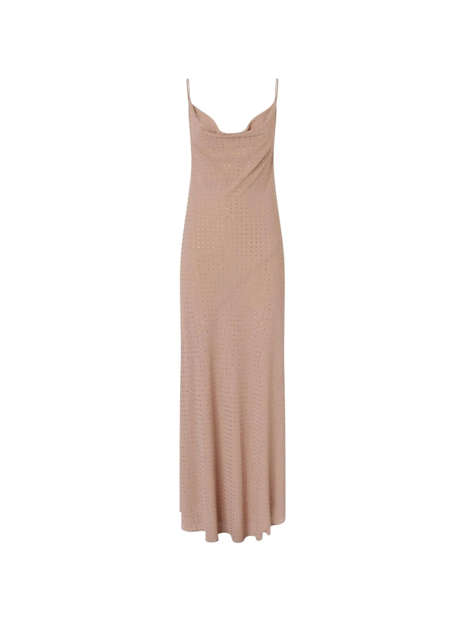 PINKO Vestido 'PINKO FARRO ABITO GEORGETTE FULL STRASS ABITO'  beige