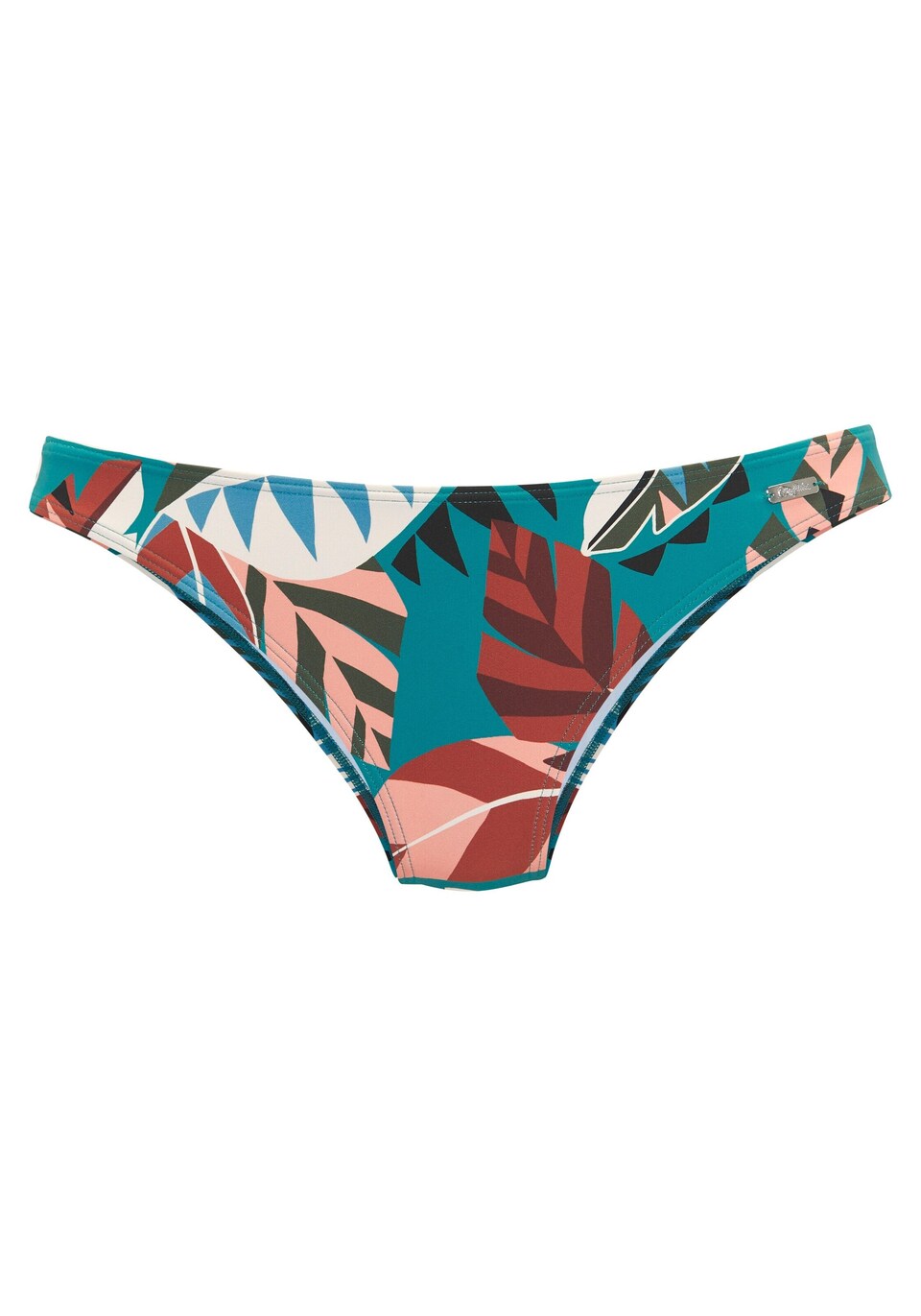 Bikiniunderdel aqua / orange / röd