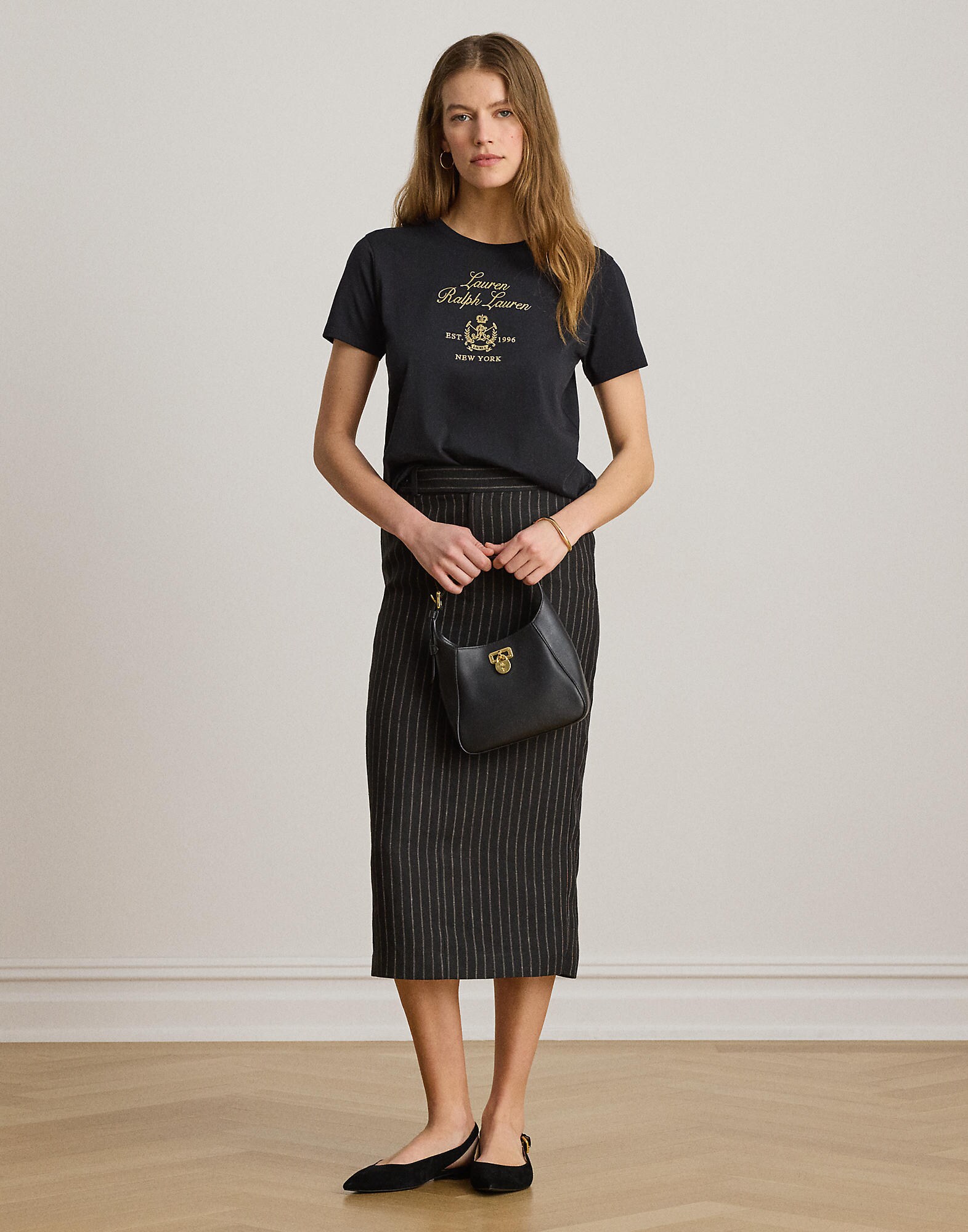 Lauren Ralph Lauren Camiseta  amarillo / negro – imagen 4