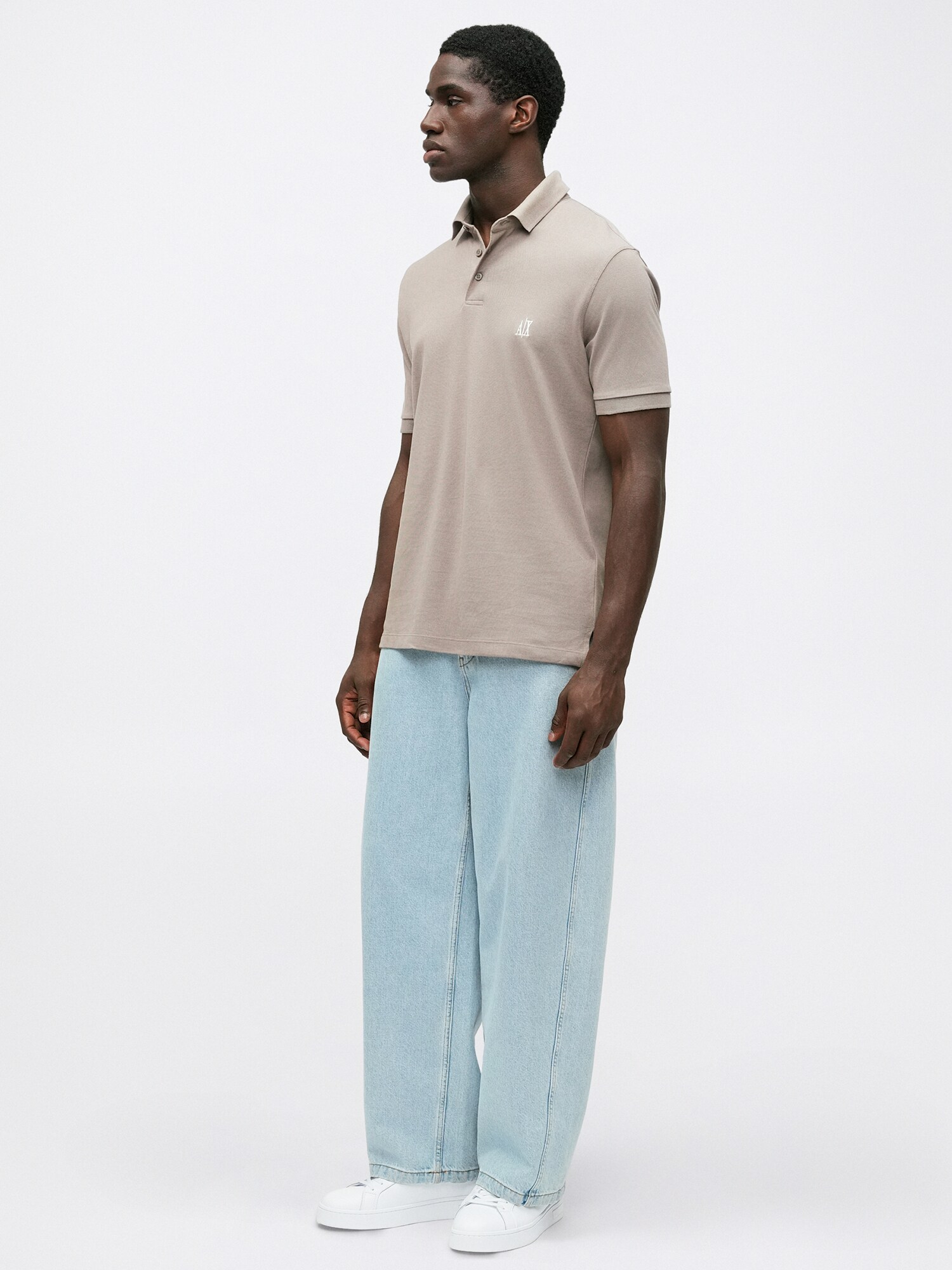 ARMANI EXCHANGE Tričko  tmavobéžová (obrázok 4)