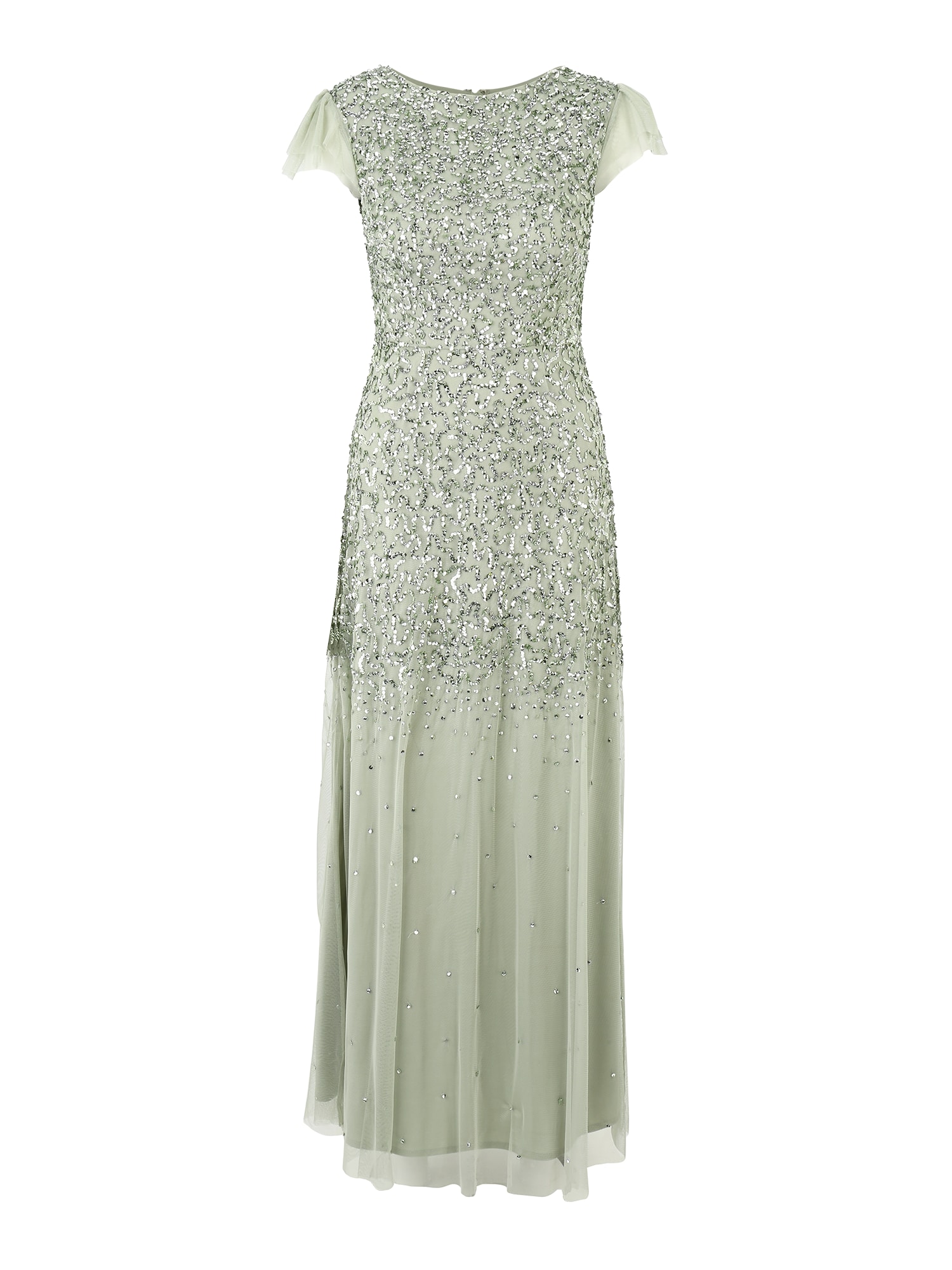Coast Večernja haljina  svijetlozelena / srebro