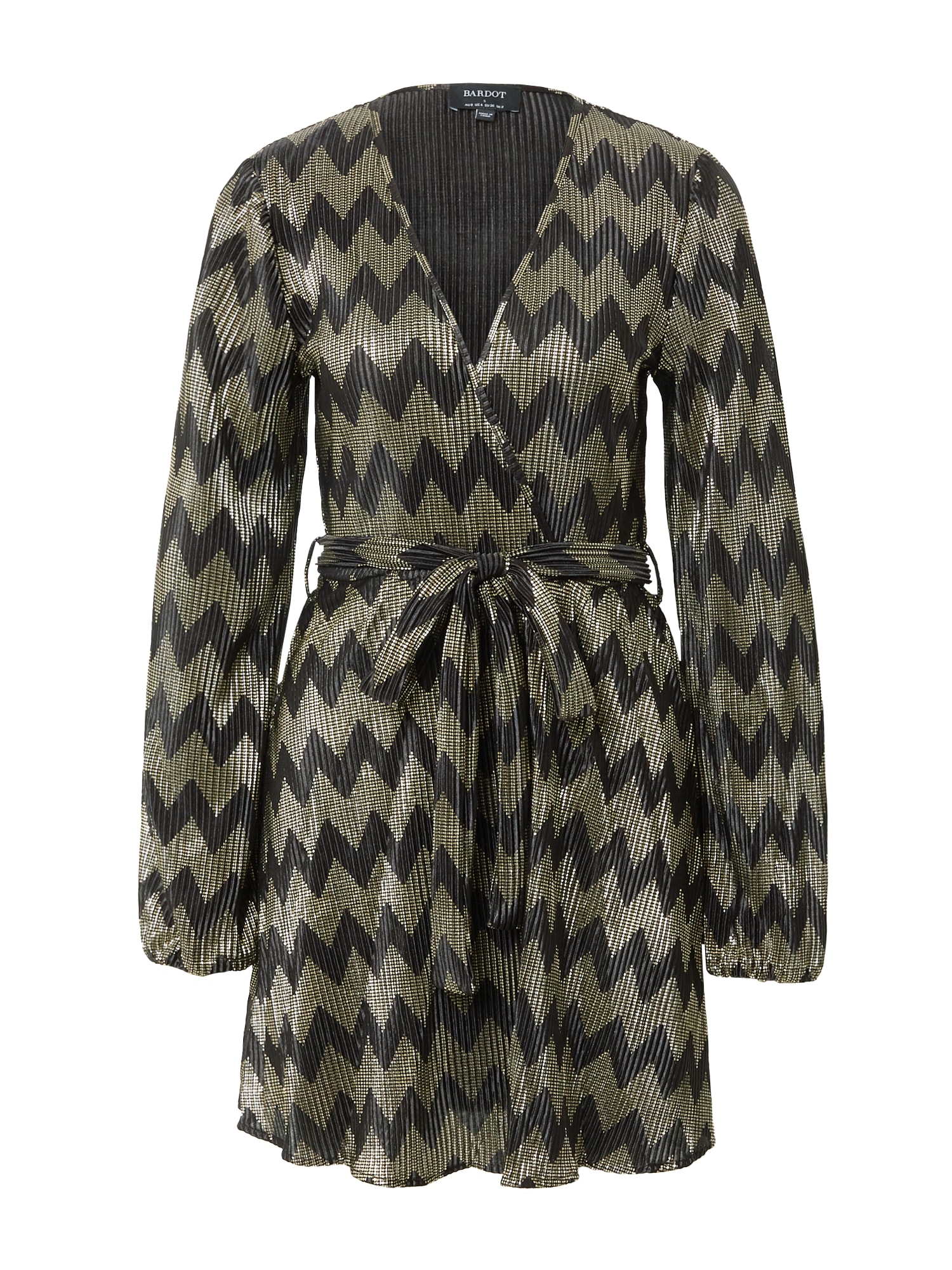 Bardot Rochie AMITY  auriu / negru