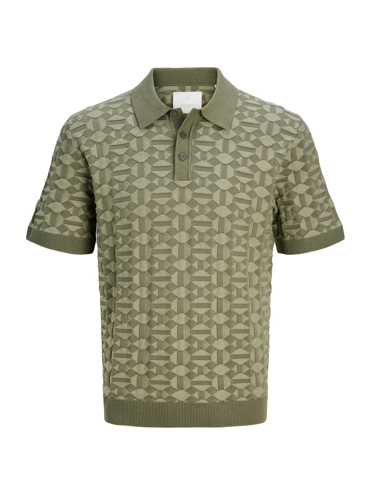 Jack & Jones Plus Sveter 'JPRKALVIN'  kaki / olivová