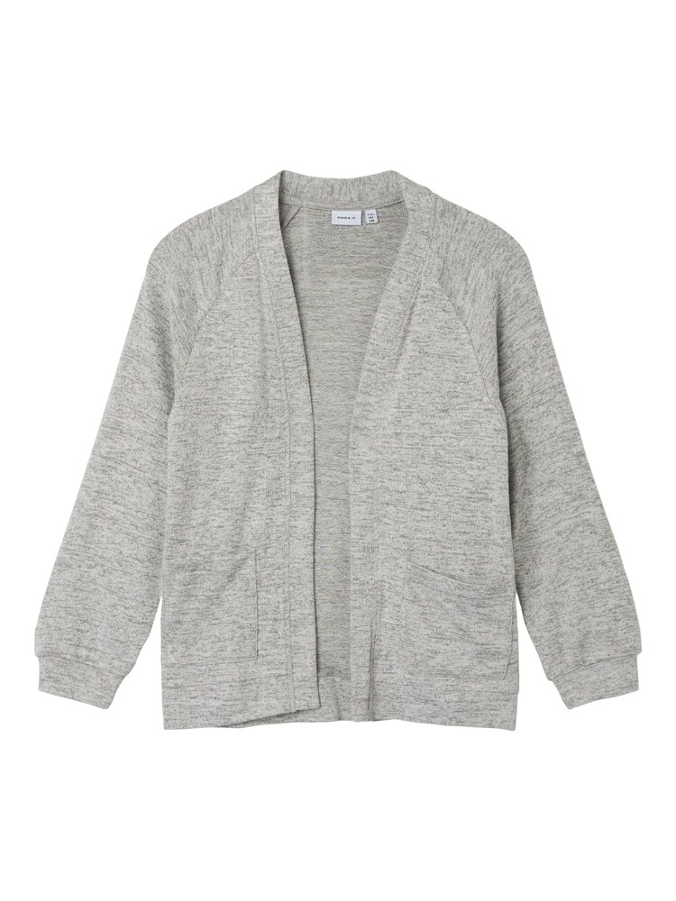 NAME IT Strickjacke Mädchen Größe 116 grau