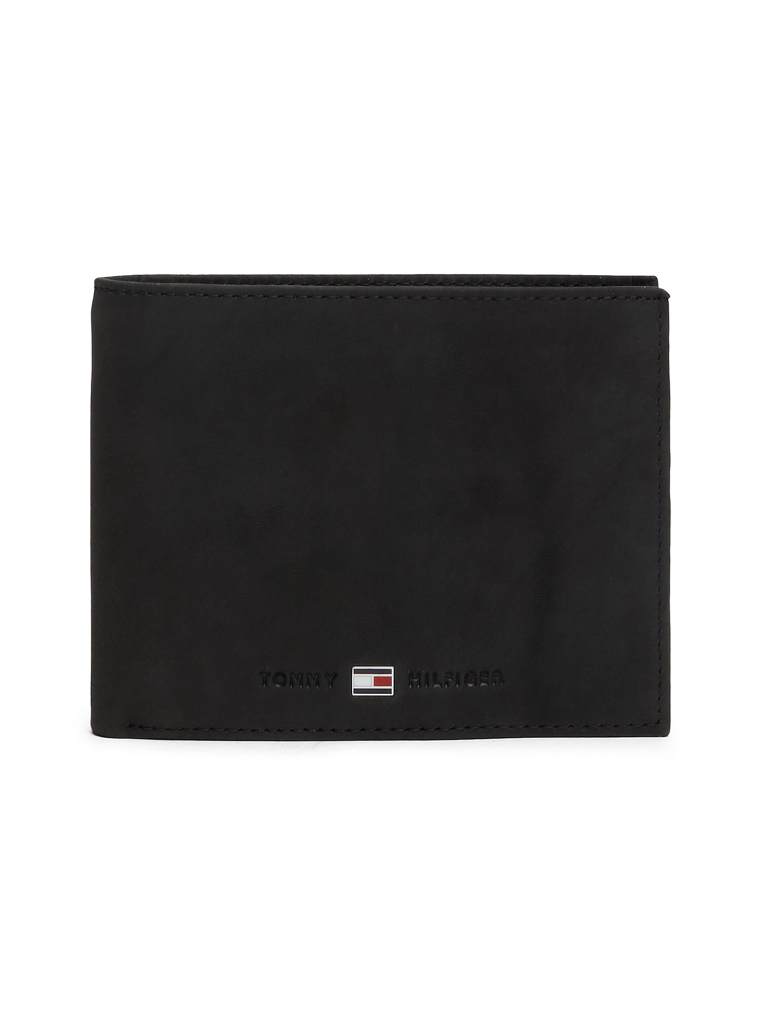 TOMMY HILFIGER Peňaženka 'JOHNSON TRIFOLD'  čierna