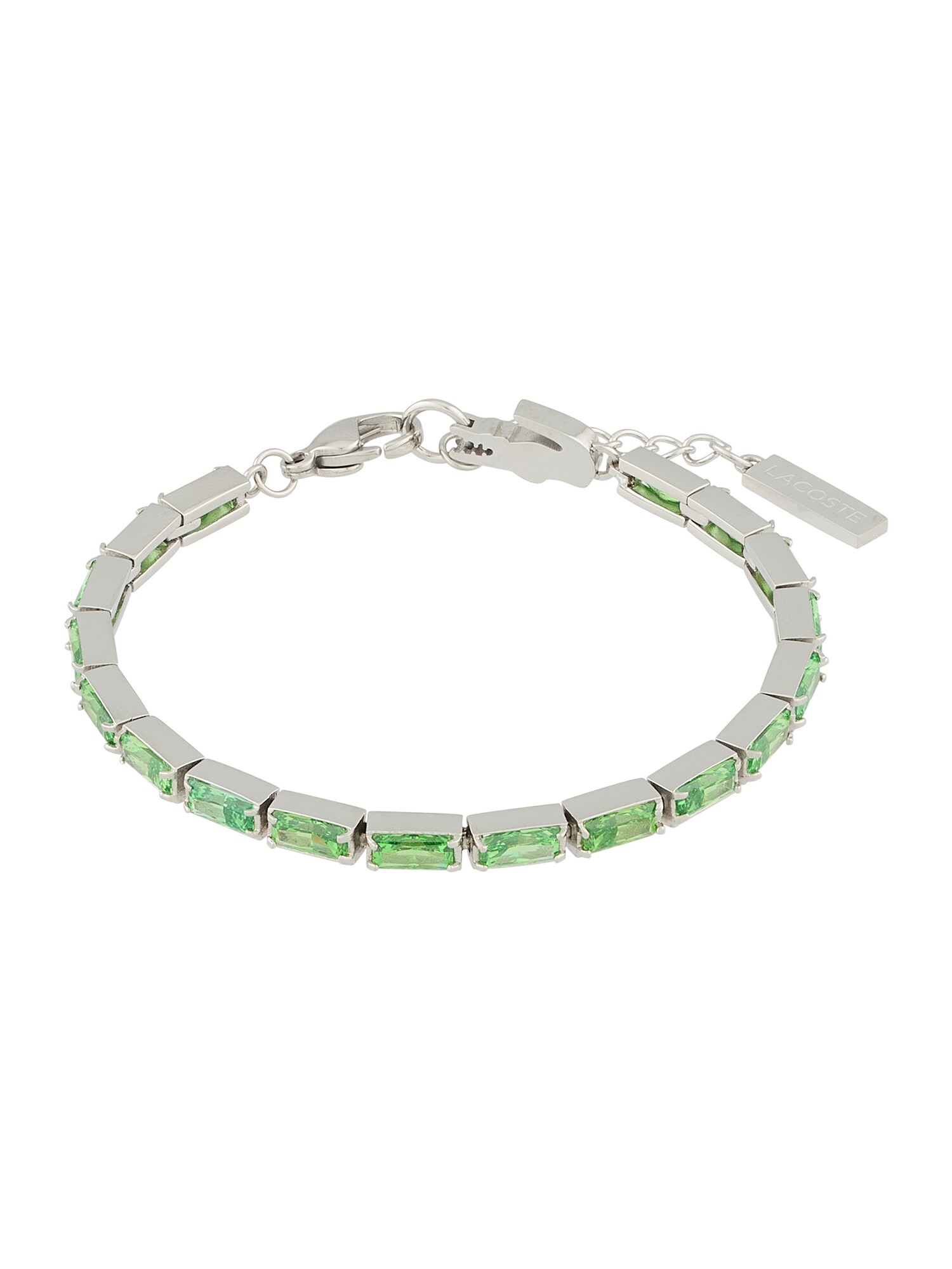 LACOSTE Brățară Duchess  verde / argintiu