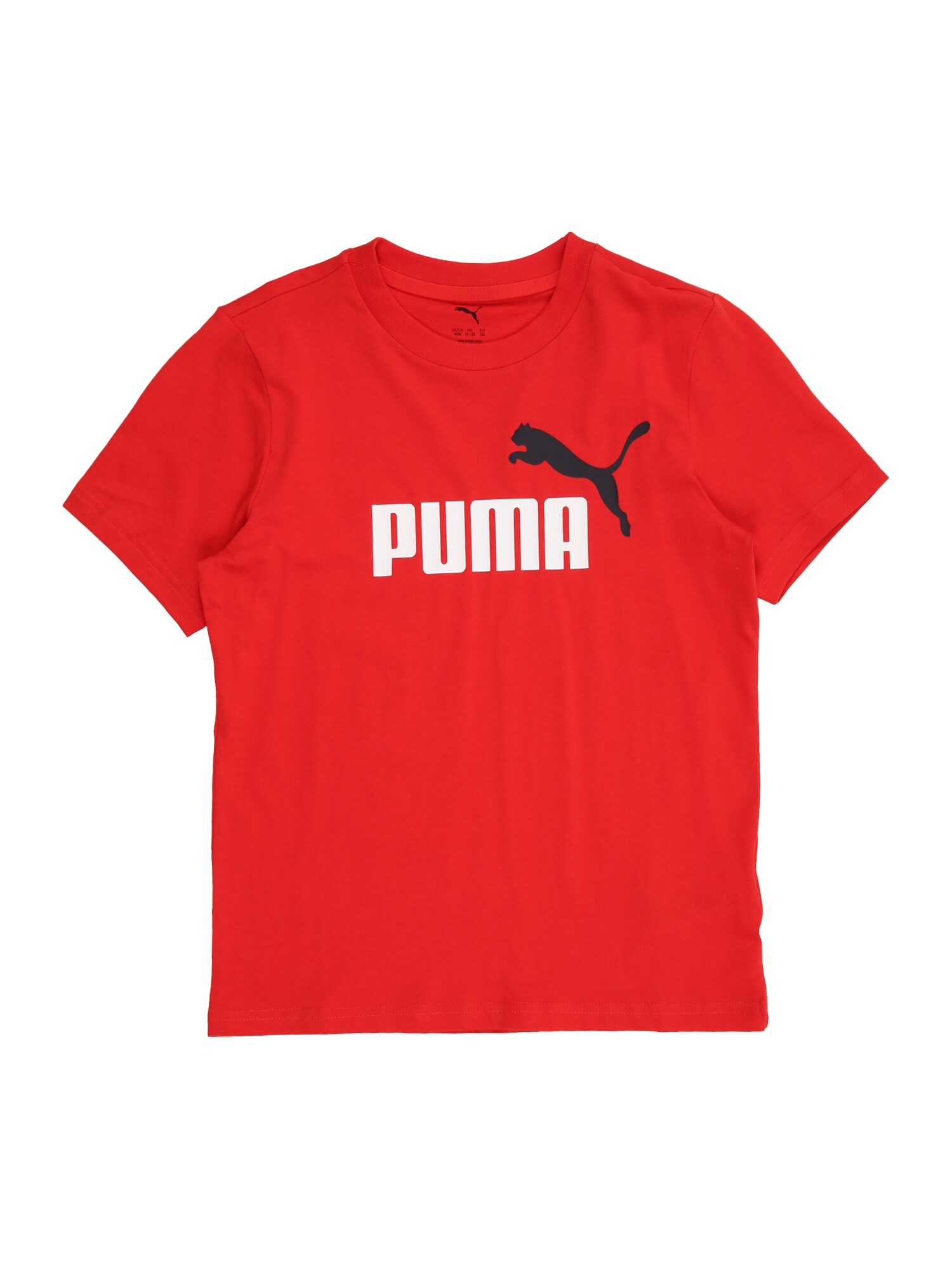 PUMA Tricou 'Essentials No. 1'  roșu / negru / alb