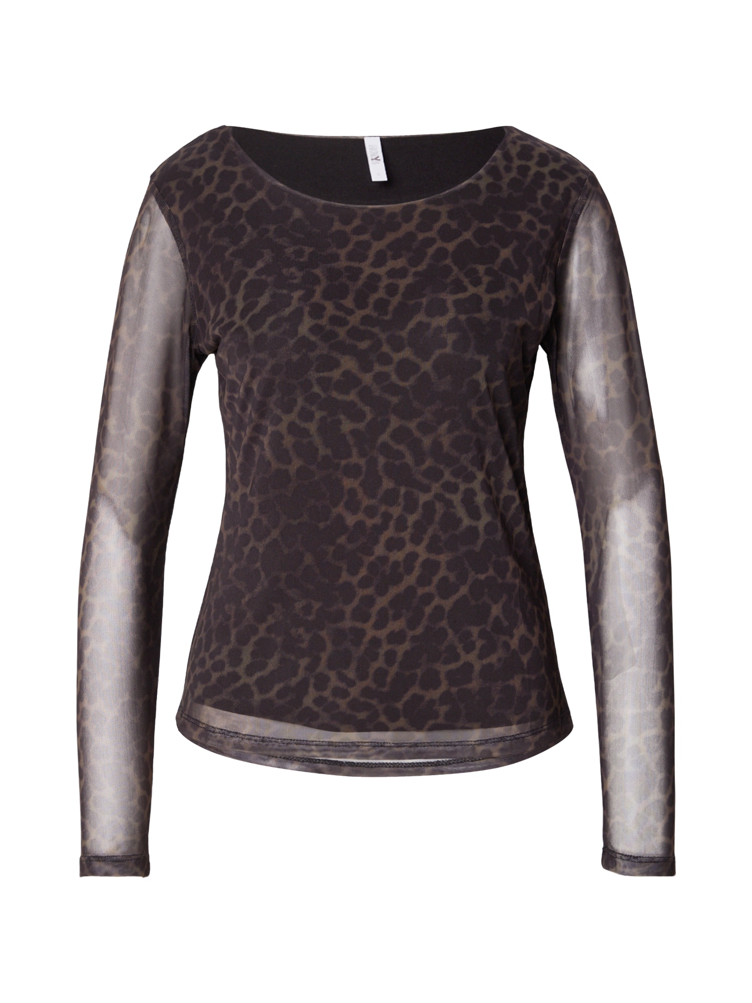 Hailys Tricou Ju44lie maro închis / negru