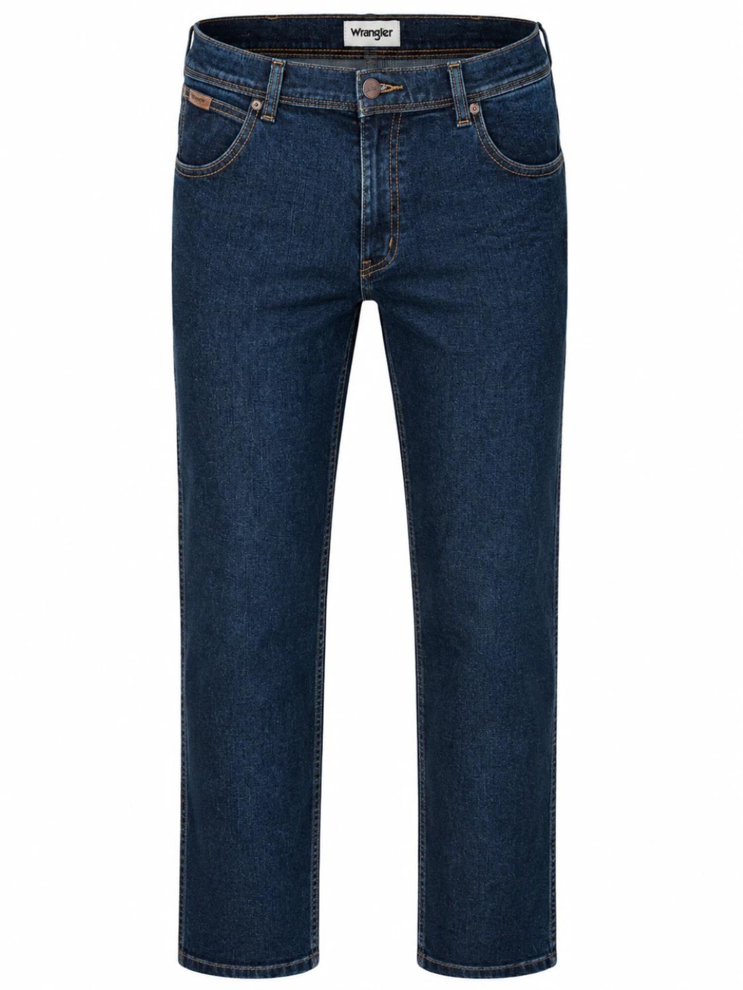 WRANGLER Vaquero 'Wrangler Texas Herren-Stretchjeans Regular Fit Authentic Straight W12133009 Darkstone' azul oscuro – imagen 1