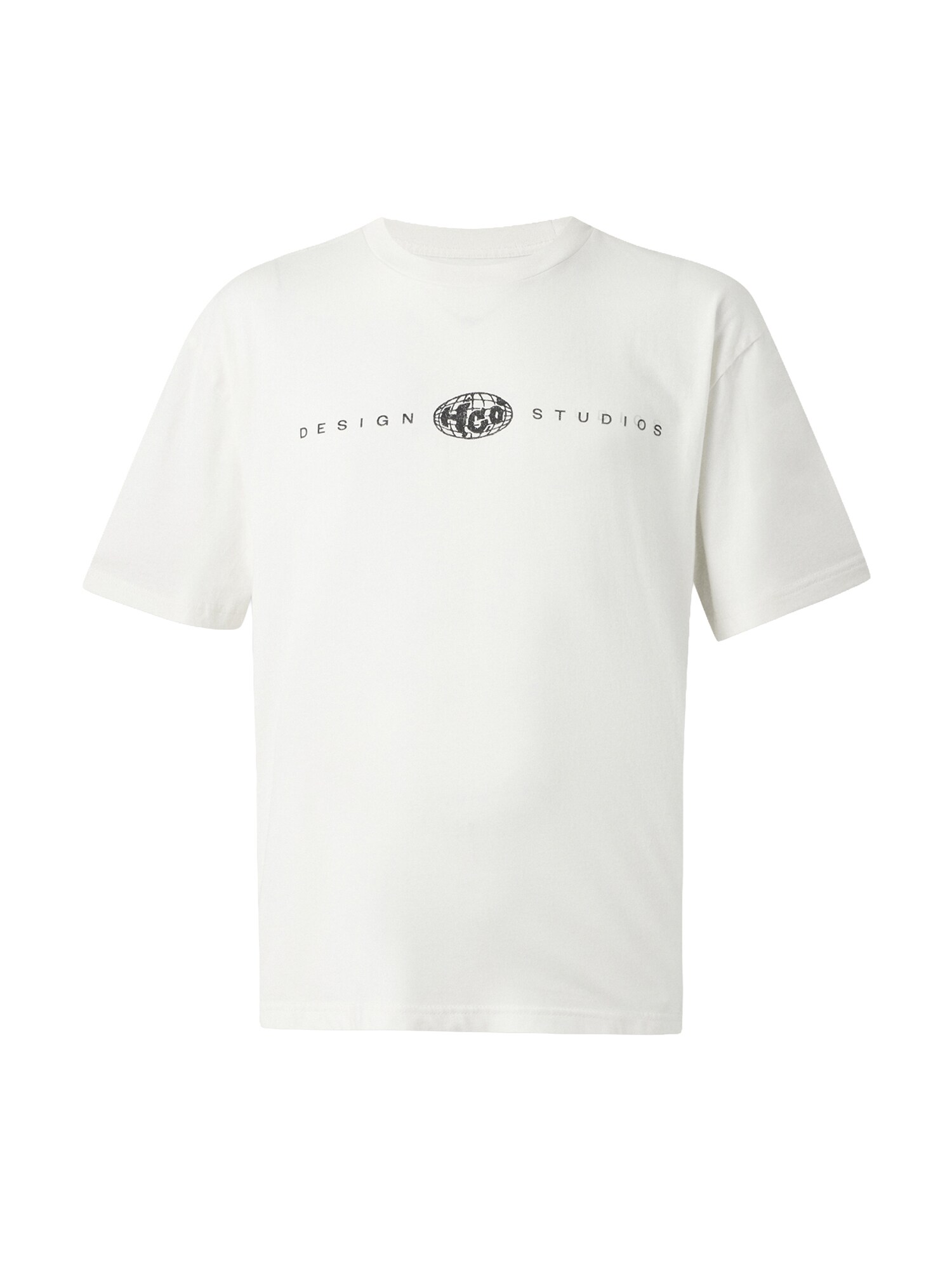 HOLLISTER Tricou  crem / albastru deschis / negru