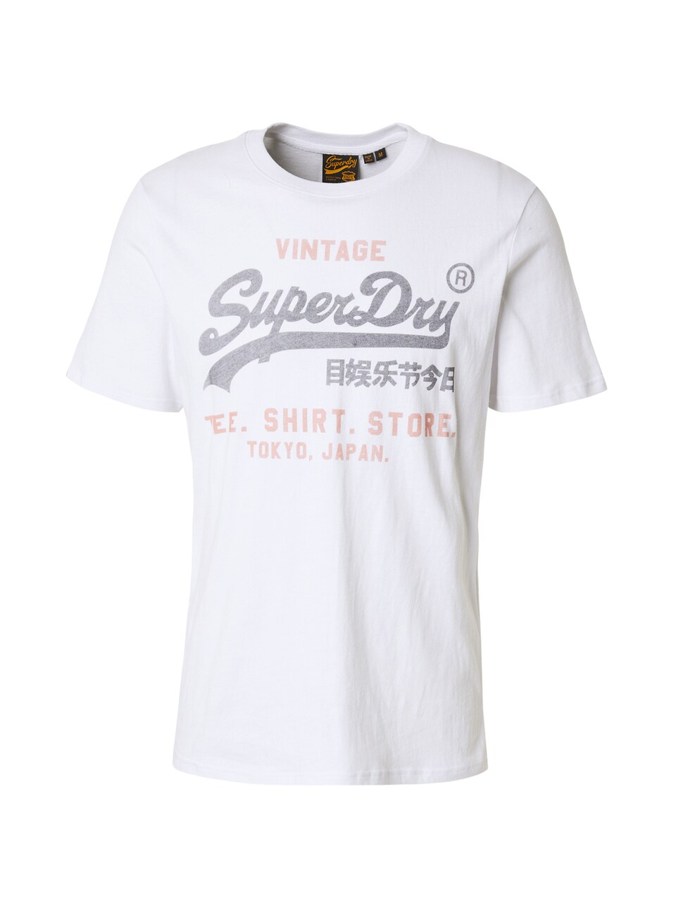 T-shirt 'Heritage' mörkgrå / persika