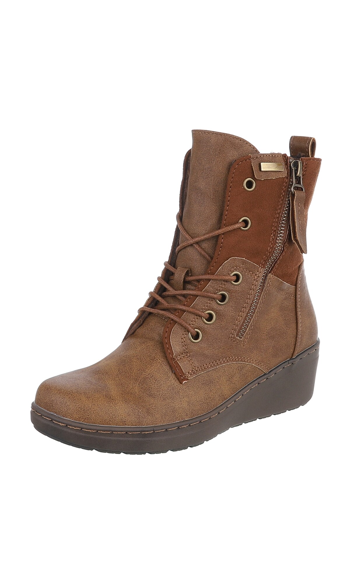 Ital-Design Schnürstiefelette