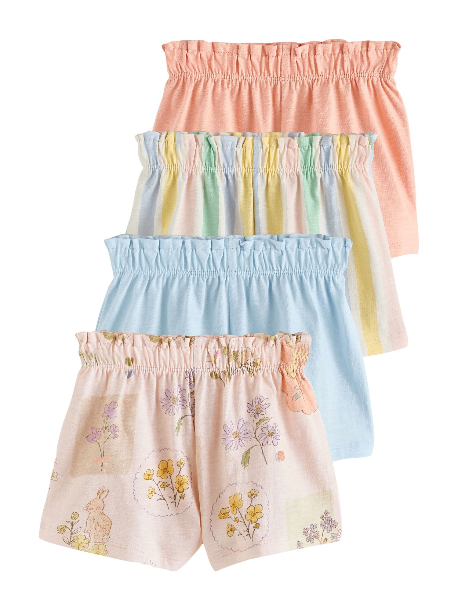 Next Pantaloni  bej deschis / albastru / mov deschis / corai / roz