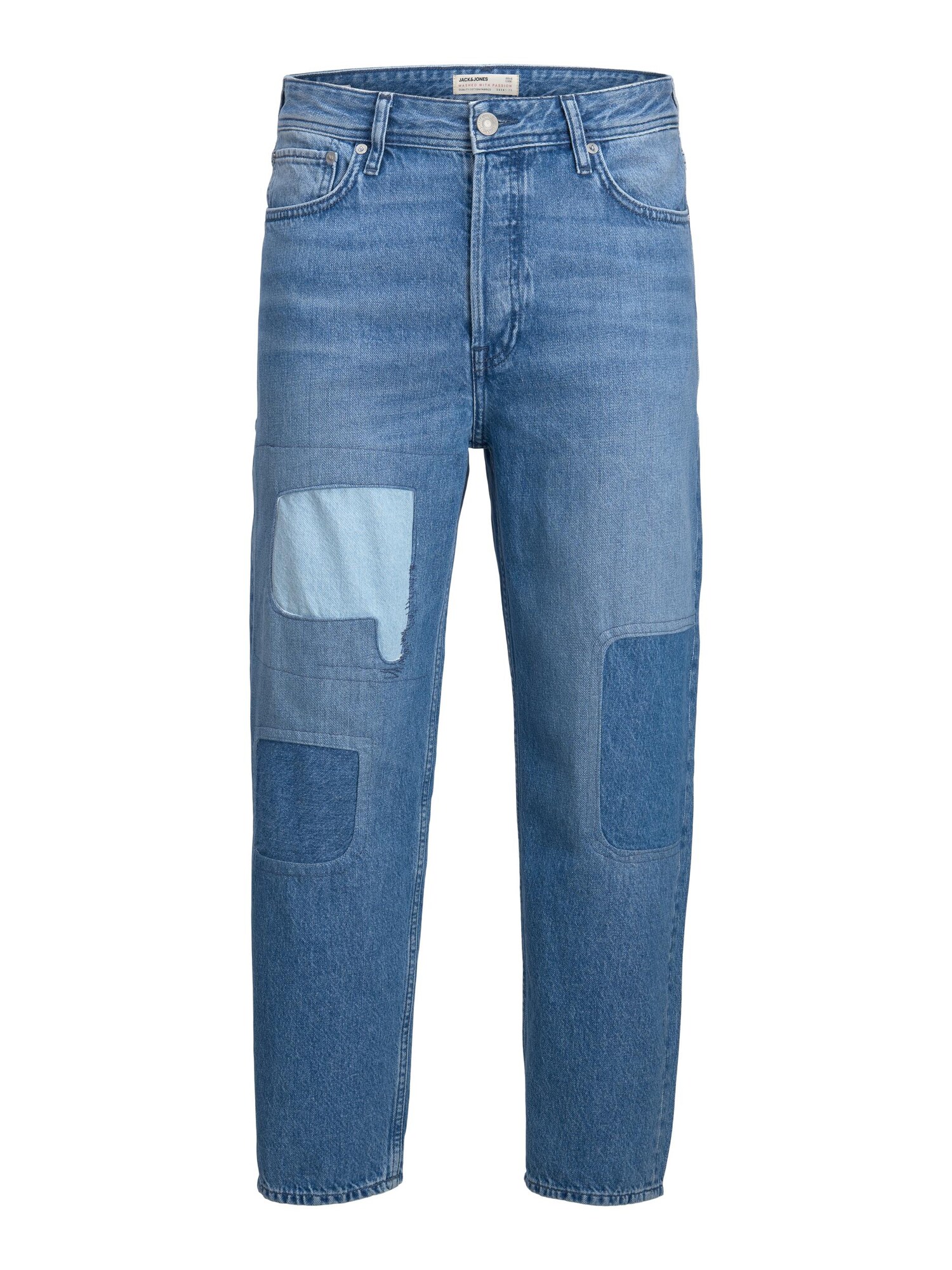 JACK & JONES Džínsy 'ROB'  modrá denim / svetlomodrá