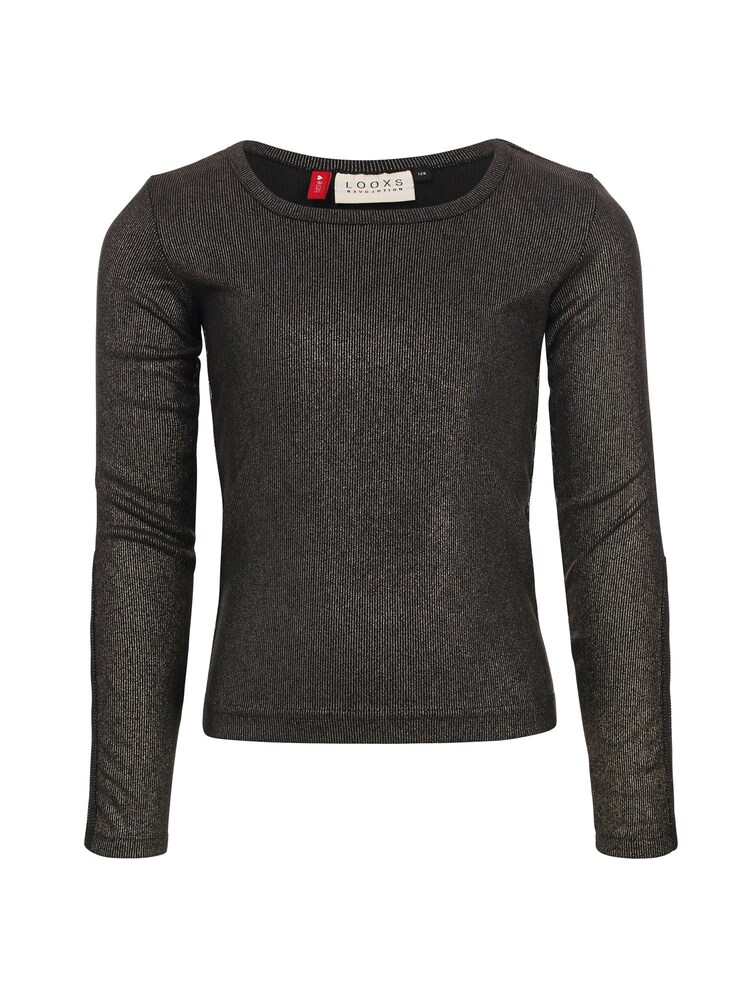 Looxs Revolution Shirt Mädchen Größe 152 gold / schwarz