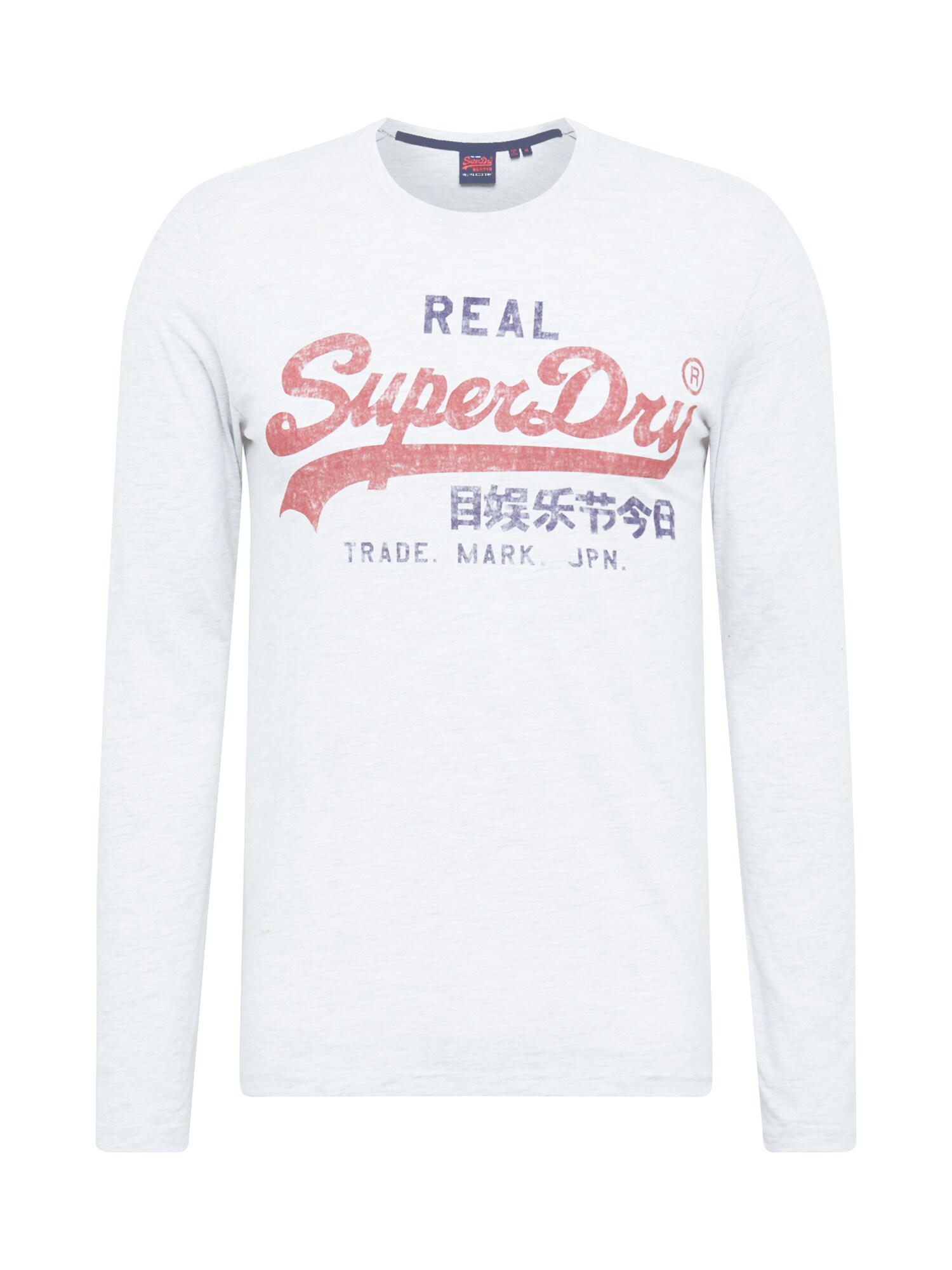 Superdry Marškinėliai  balta / raudona
